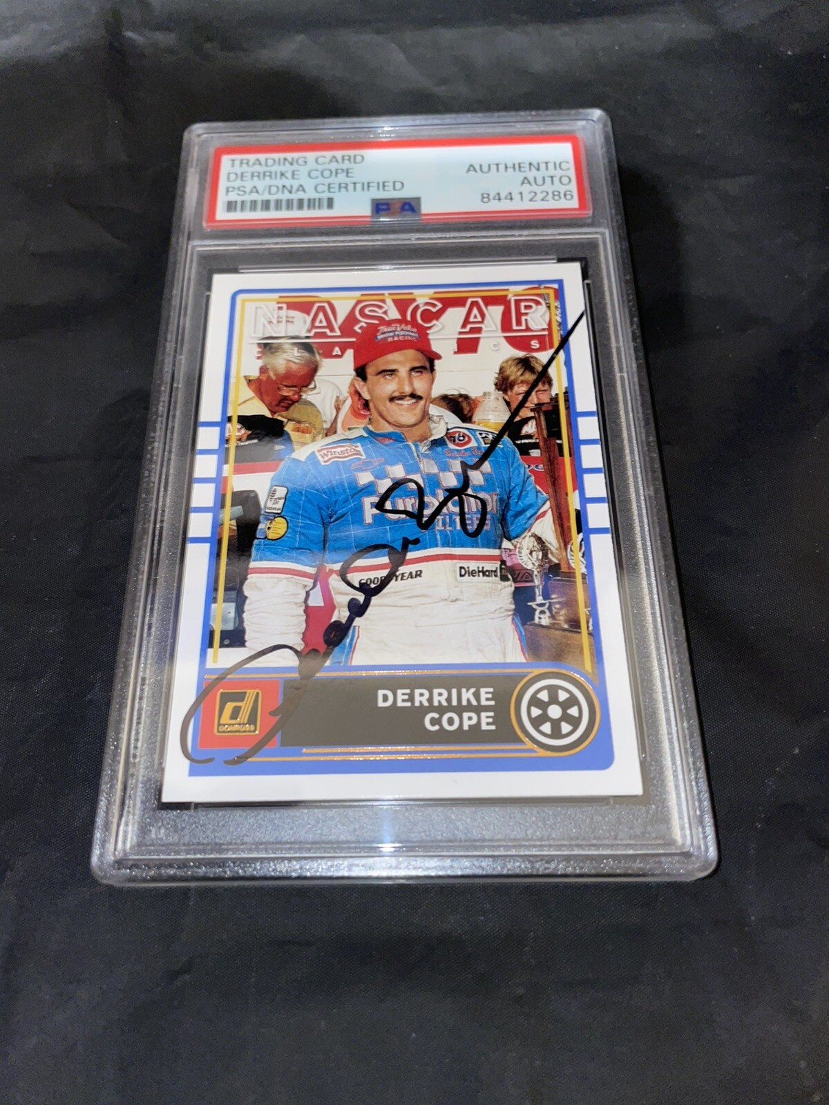Derrike Cope Signed Donruss NASCAR Trading Card PSA/DNA