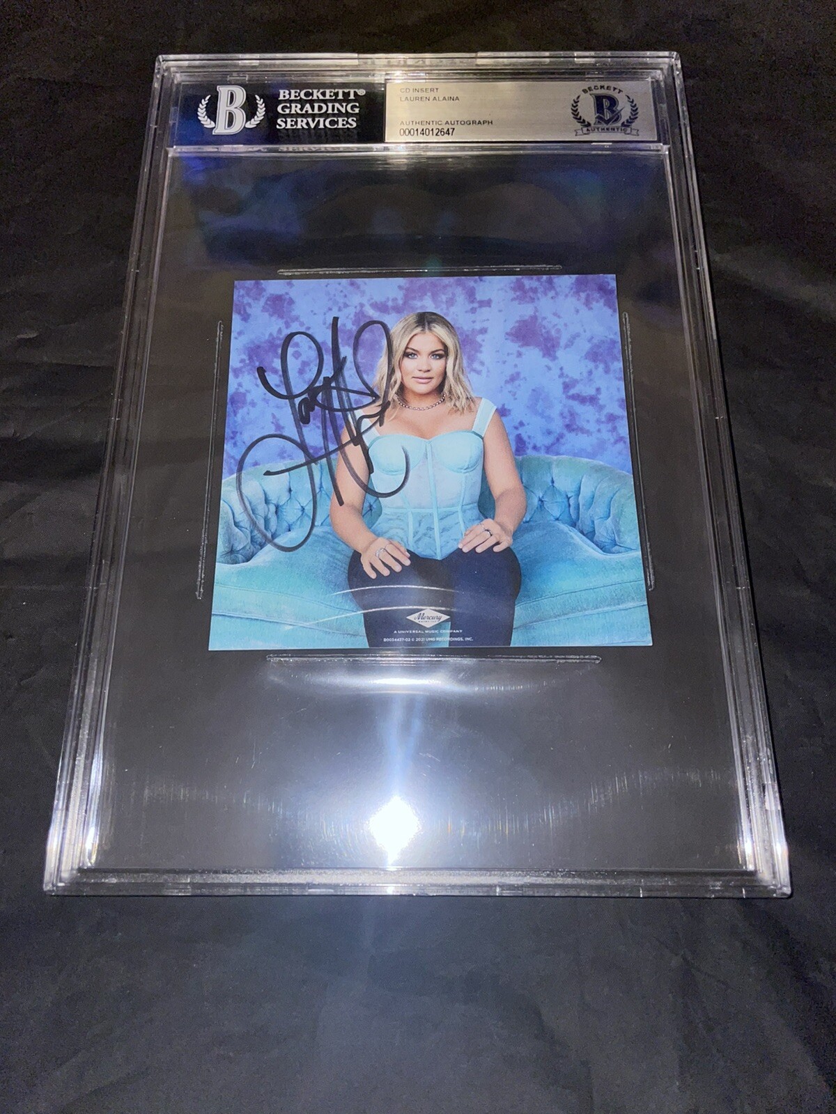 Lauren Alaina Signed Sitting Pretty CD Superstar Beckett Encap #3