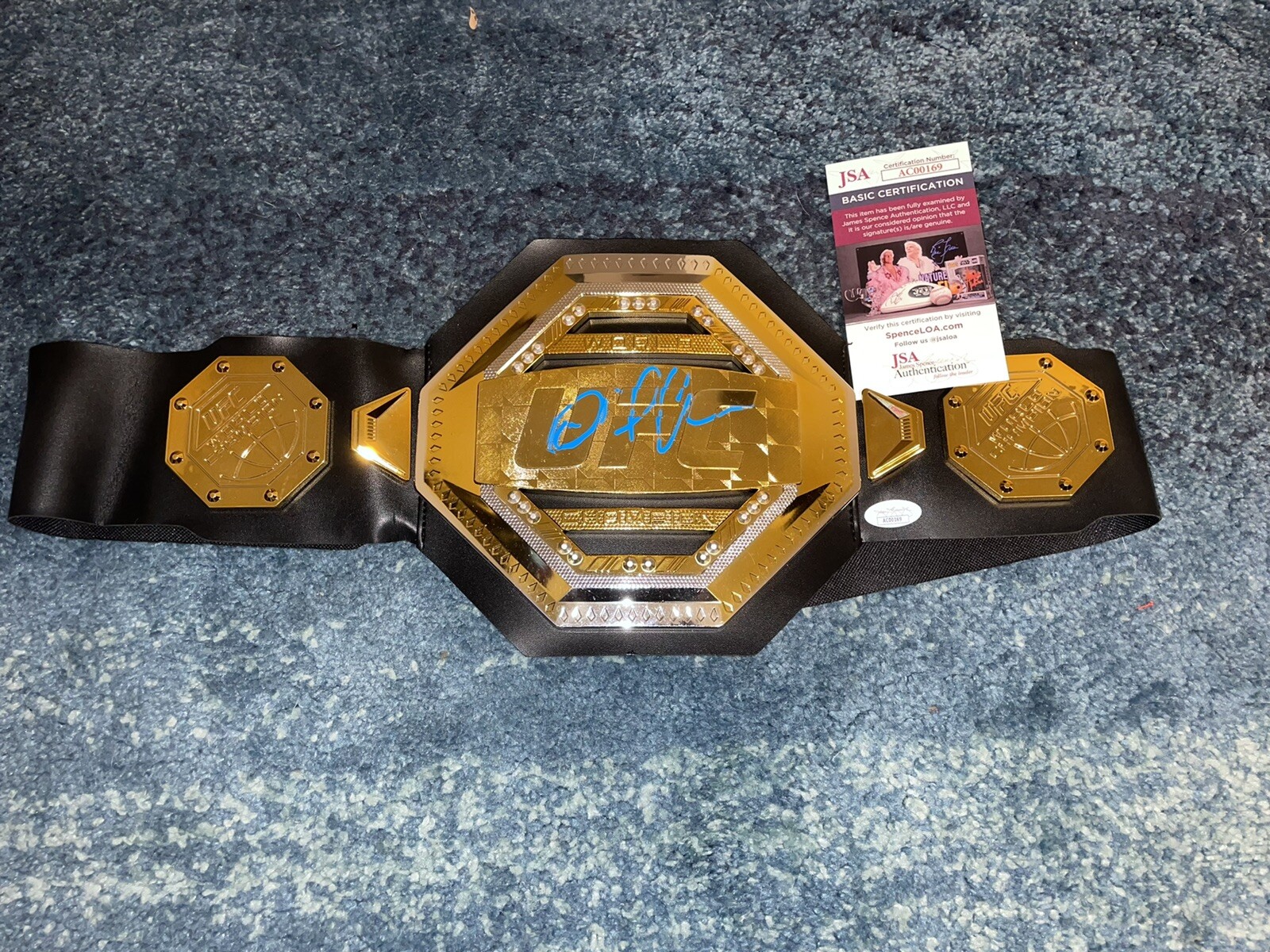 Daniel “DC” Cormier Signed UFC Replica Toy Belt The Champ HOF 22 JSA Auth