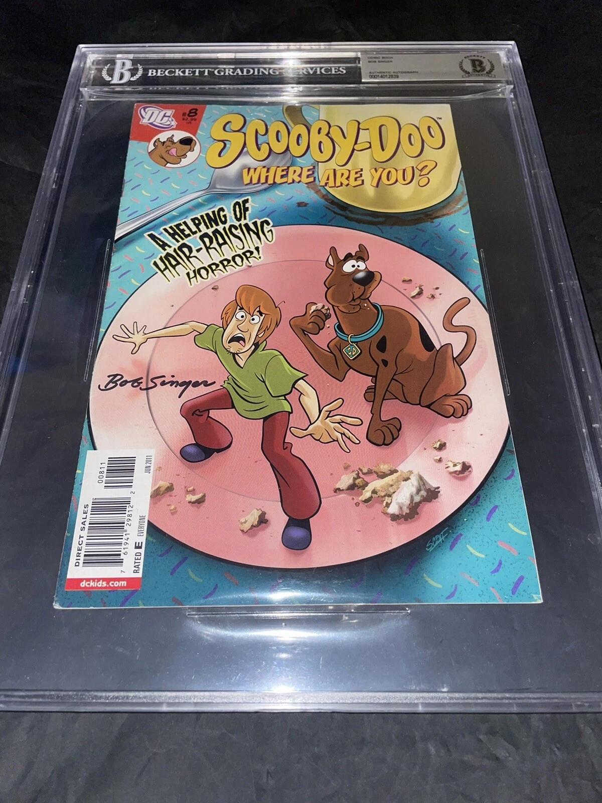 Bob Singer Signed Scooby-Doo Where Are You? Comic Book Beckett Encap