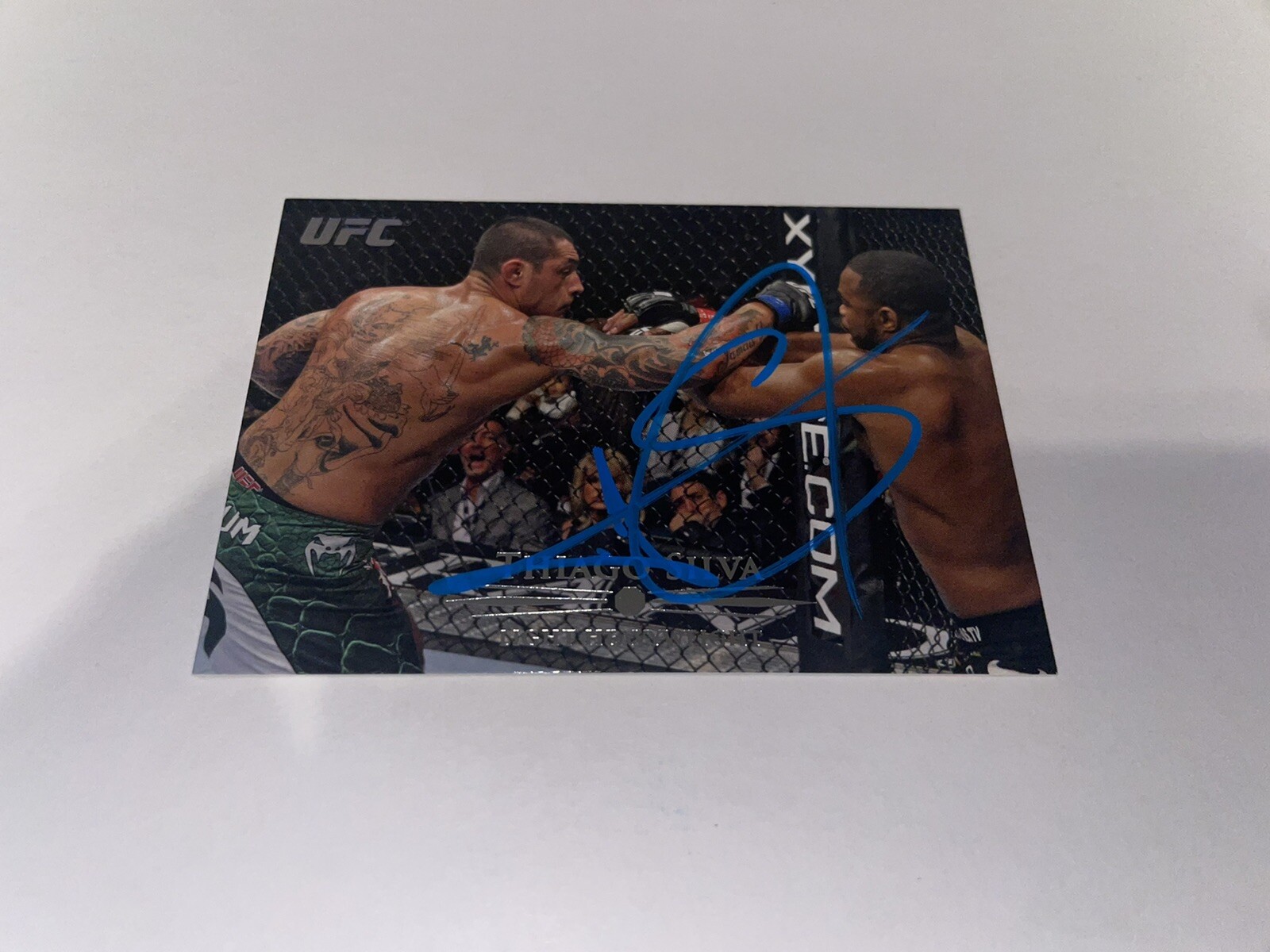 Thiago Silva Signed 2011 Topps UFC Trading Card Brazil Star #2