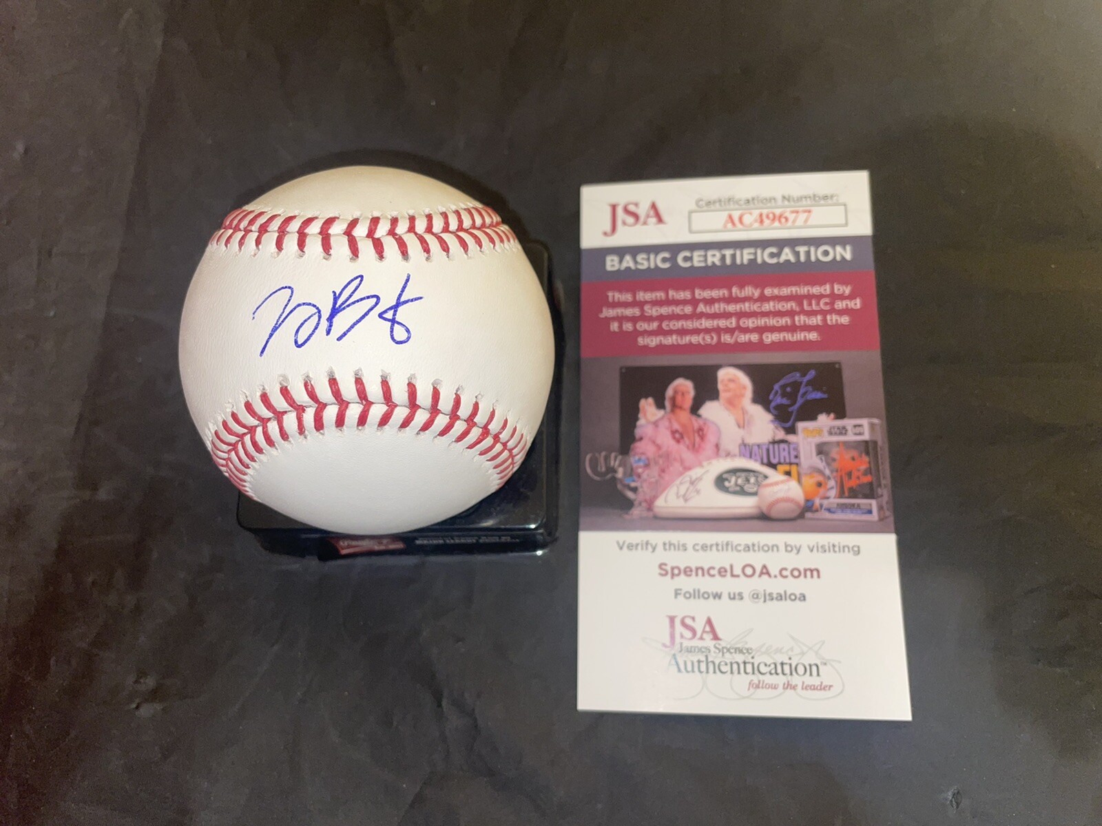 Joey Bart Signed Official Major League Baseball SF Giants JSA