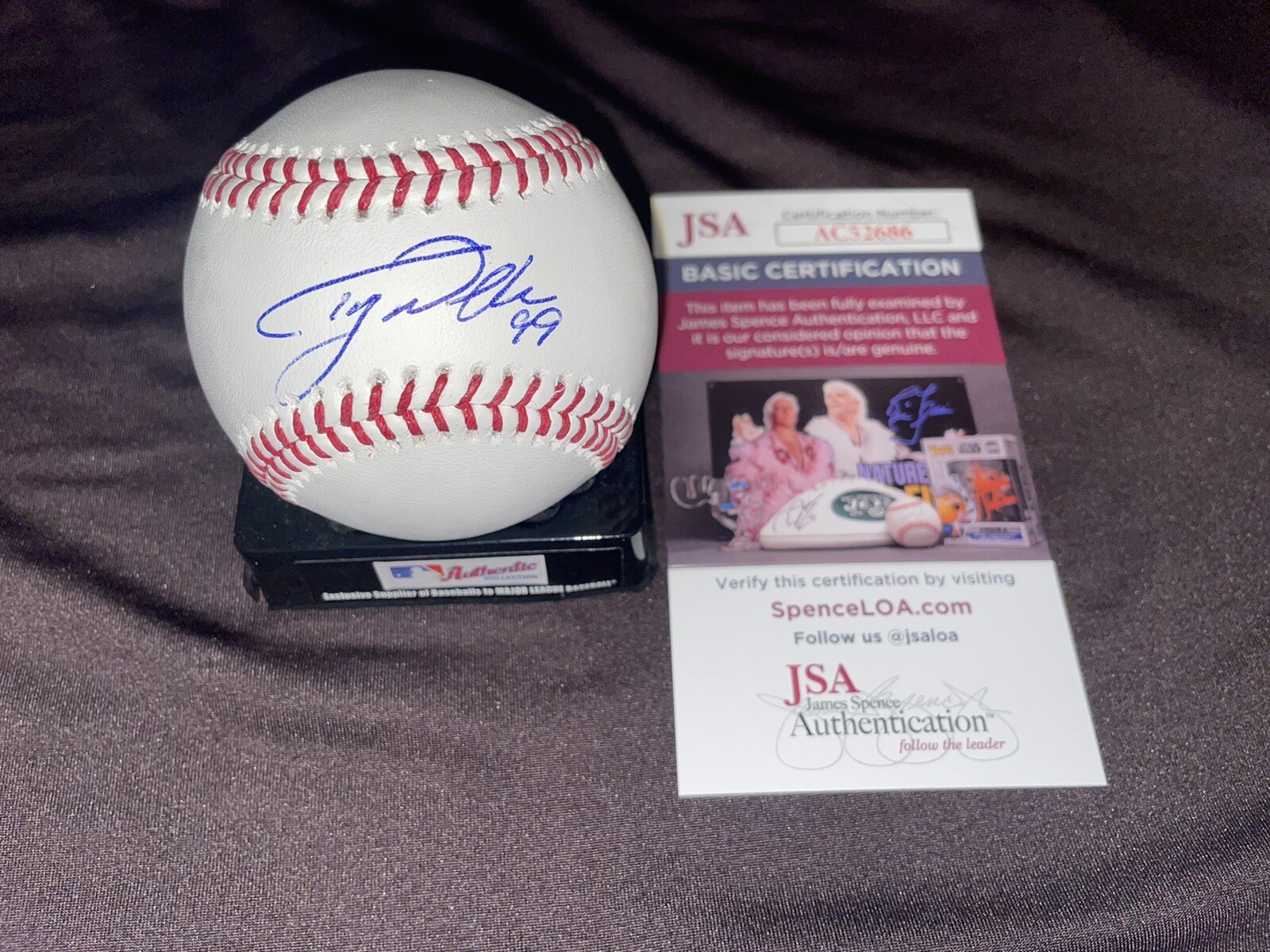 Tijuan Walker Signed Official Major League Baseball New York Mets JSA