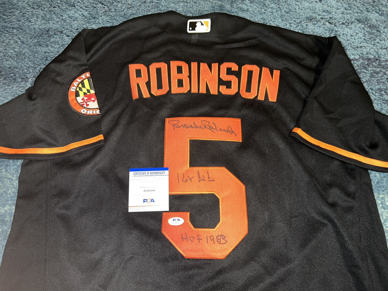 Brooks Robinson Signed Baltimore Orioles Jersey 18x All Star PSA/DNA