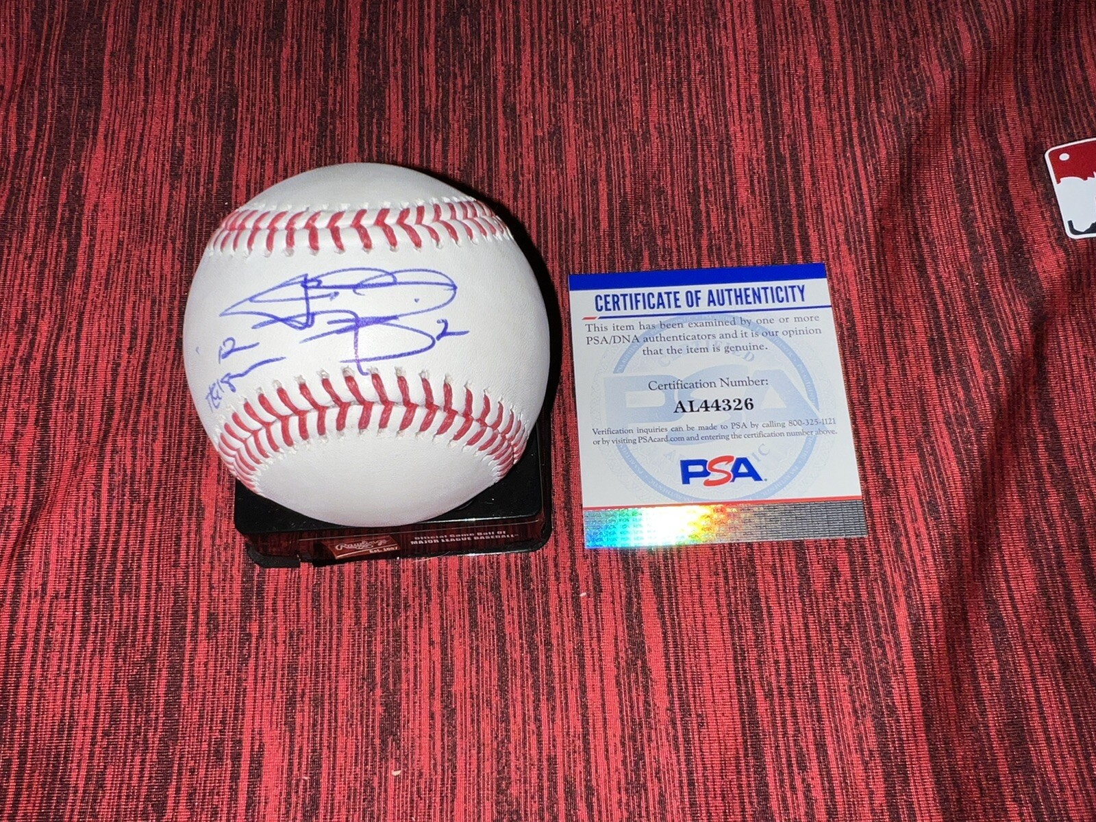 Johnny Manziel Signed Official Major League Baseball 12 Heisman Winner PSA/DNA