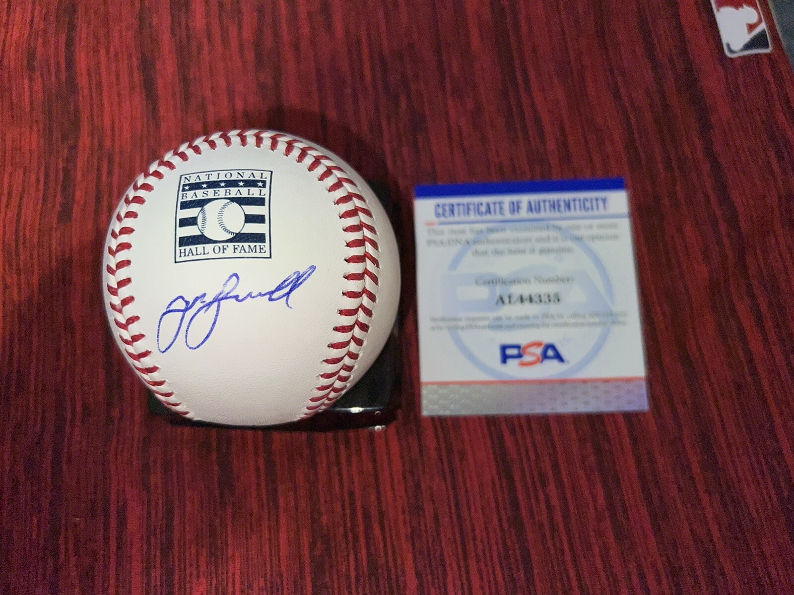 Jeff Bagwell Signed Official Hall Of Fame Baseball Houston Astros PSA/DNA