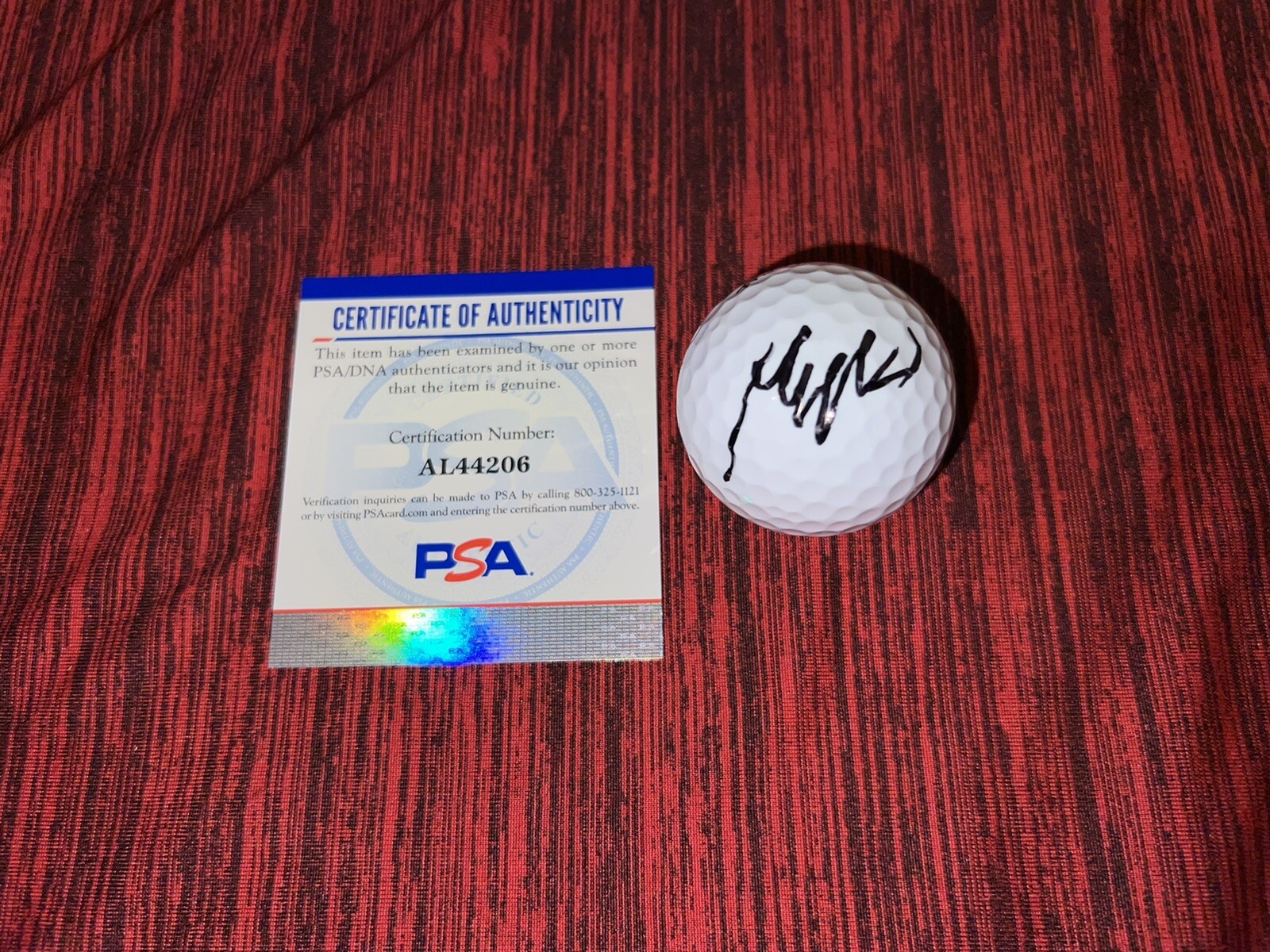 Matt Kuchar Signed Official Titleist  Velocity Golf Ball PGA Pro PSA/DNA