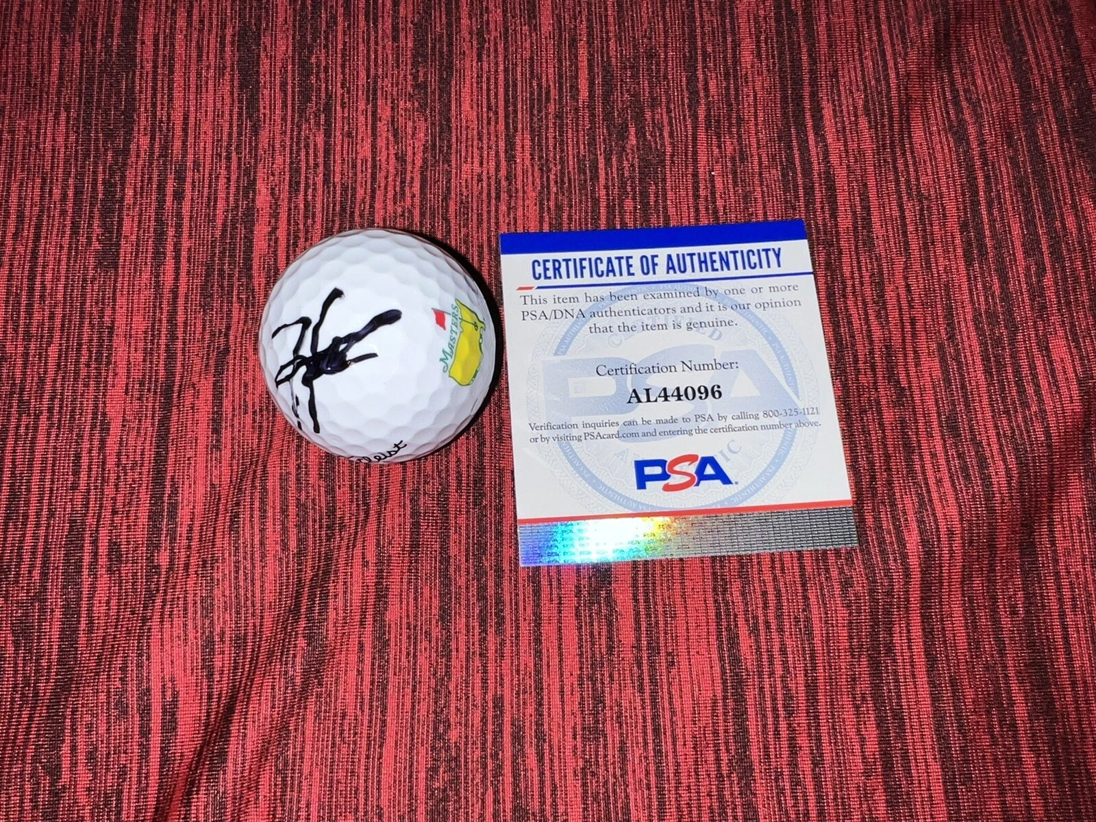 Hideki Matsuyama Signed Official Masters Golf Ball 2021 Champion PSA/DNA