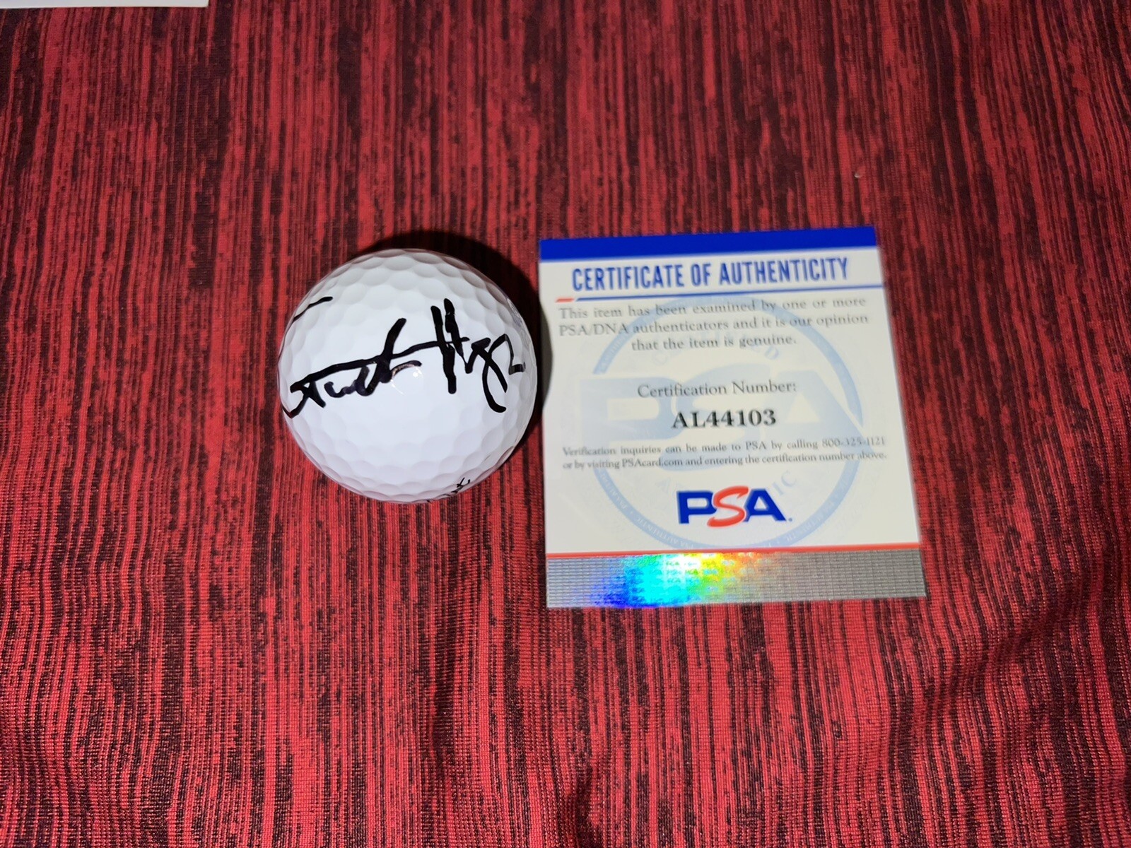 Garrick Higgo Signed Titleist Velocity Golf Ball PGA Pro PSA/DNA #3
