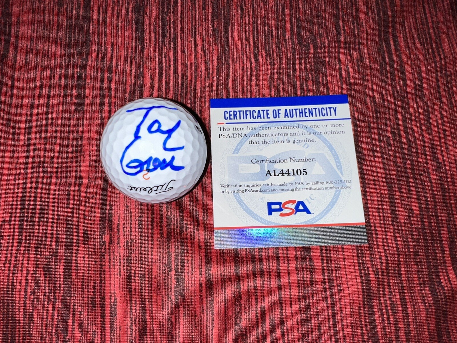 Talor Gooch Signed Titleist Velocity Golf Ball PGA Pro PSA/DNA #3