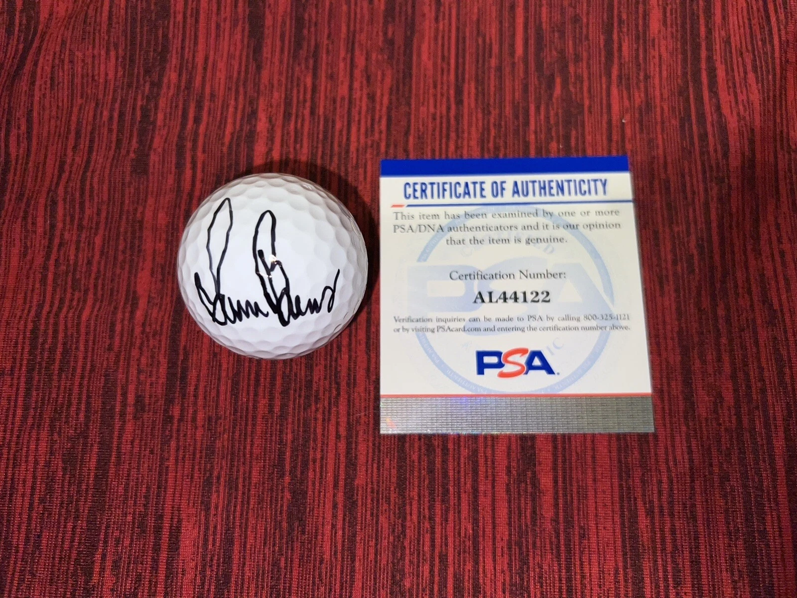 Sam Burns Signed Official Titleist  Velocity Golf Ball PGA PSA/DNA #4