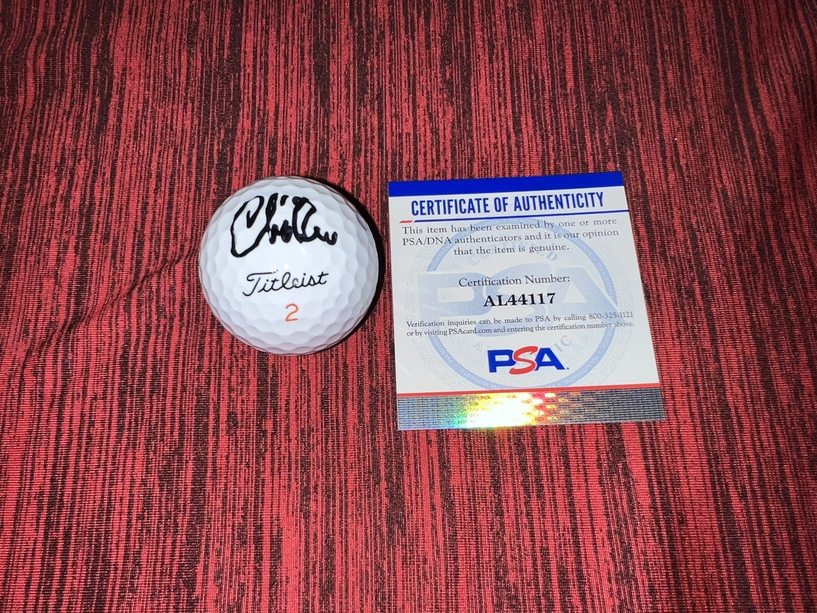 Chris Berman Signed Official Titleist  Velocity Golf Ball ESPN Superstar PSA/DNA