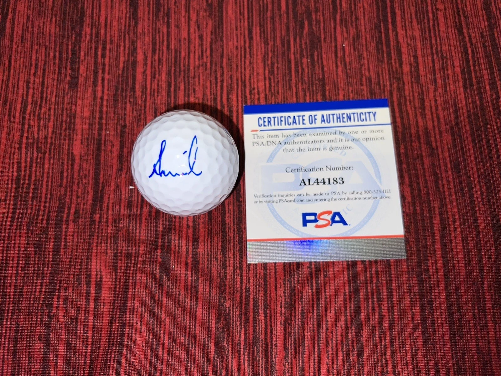 Annika Sorenstam Signed Official Nike Golf Ball LPGA HOF PSA/DNA