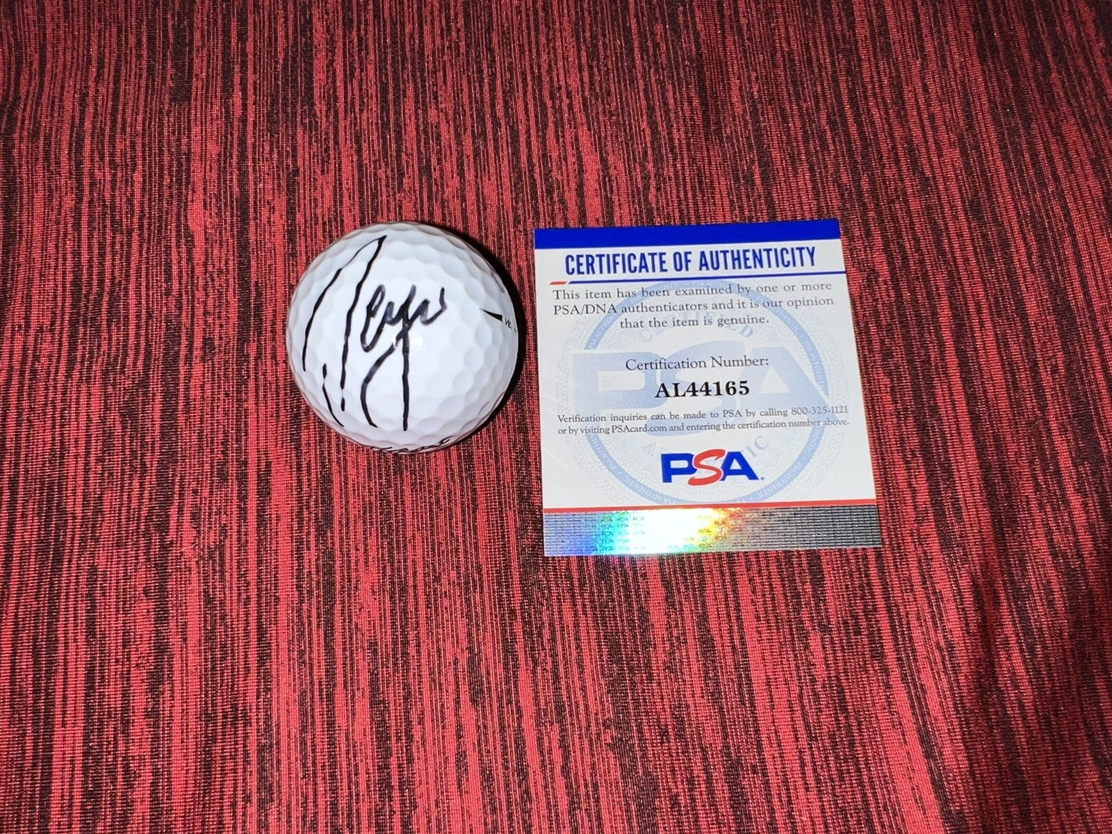 Sergio Garcia Signed Official Masters Golf Ball 2017 Champion PSA/DNA