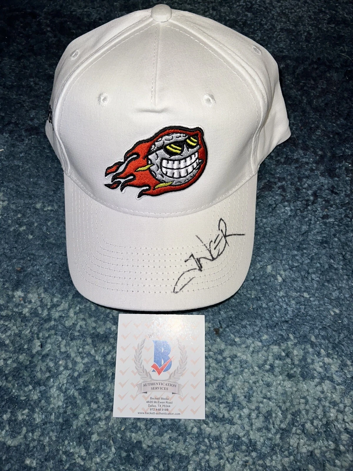 Abraham Ancer Signed Official LIV Golf Fireballs Cap Champion Beckett