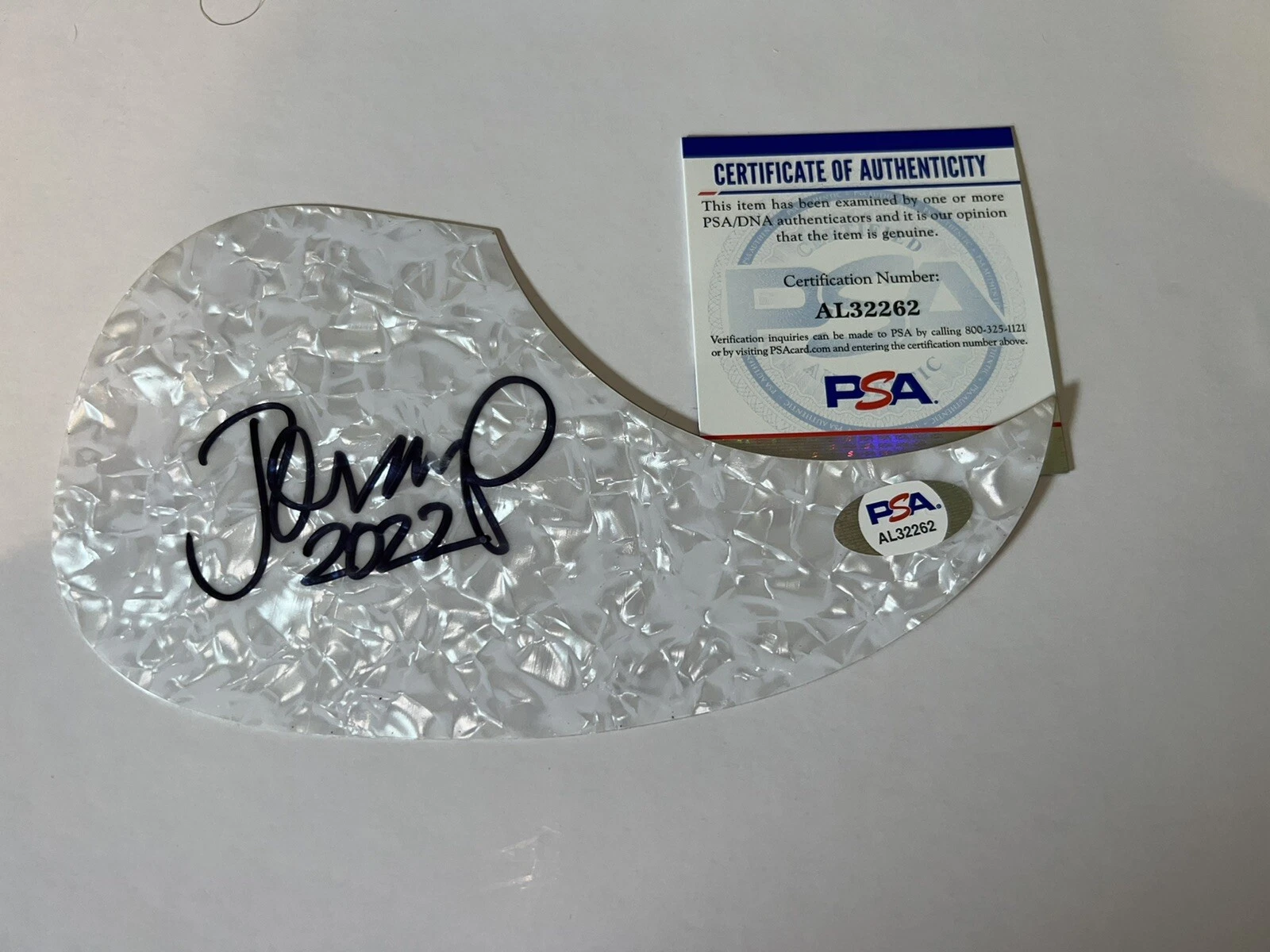 John Mellencamp Signed Acoustic Pickguard Legendary Grammy Winner PSA/DNA #4