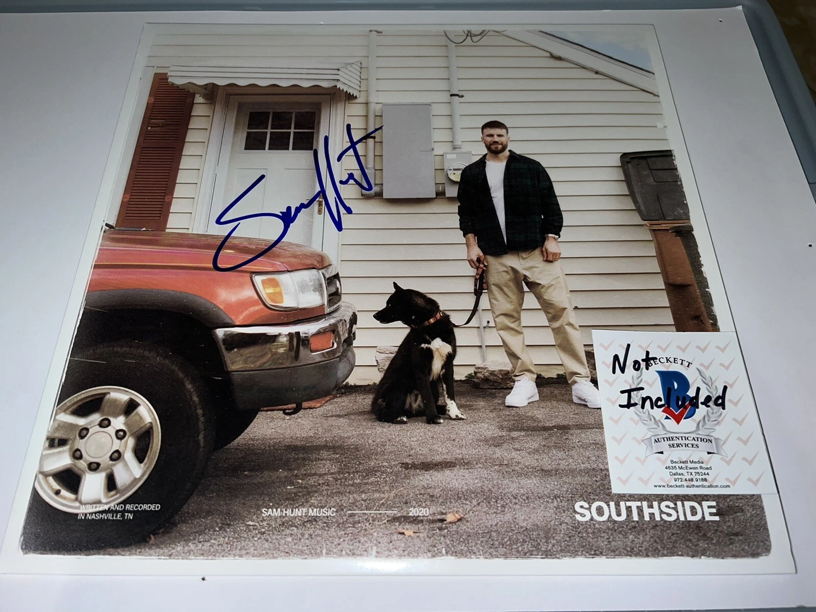 Sam Hunt Signed Southside Vinyl Country Music Superstar Beckett