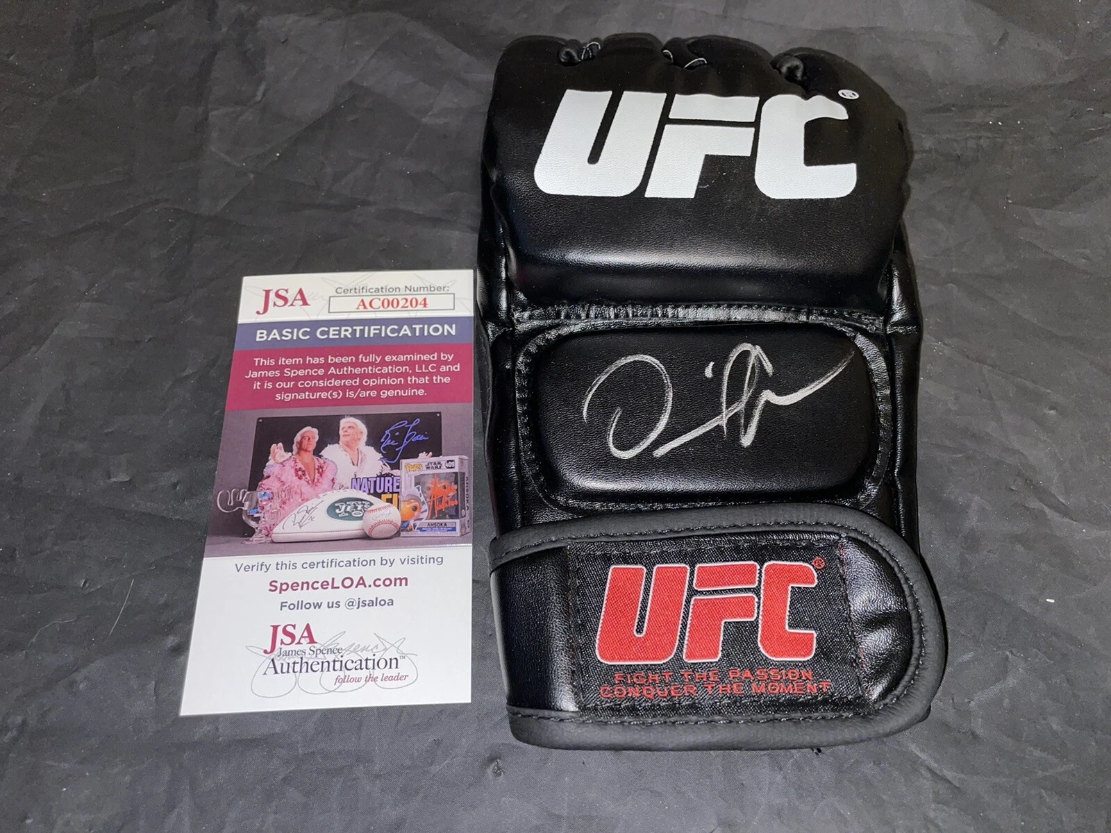 Daniel Cormier Signed UFC Glove Heavyweight Champ HOF 2022 JSA Auth #4