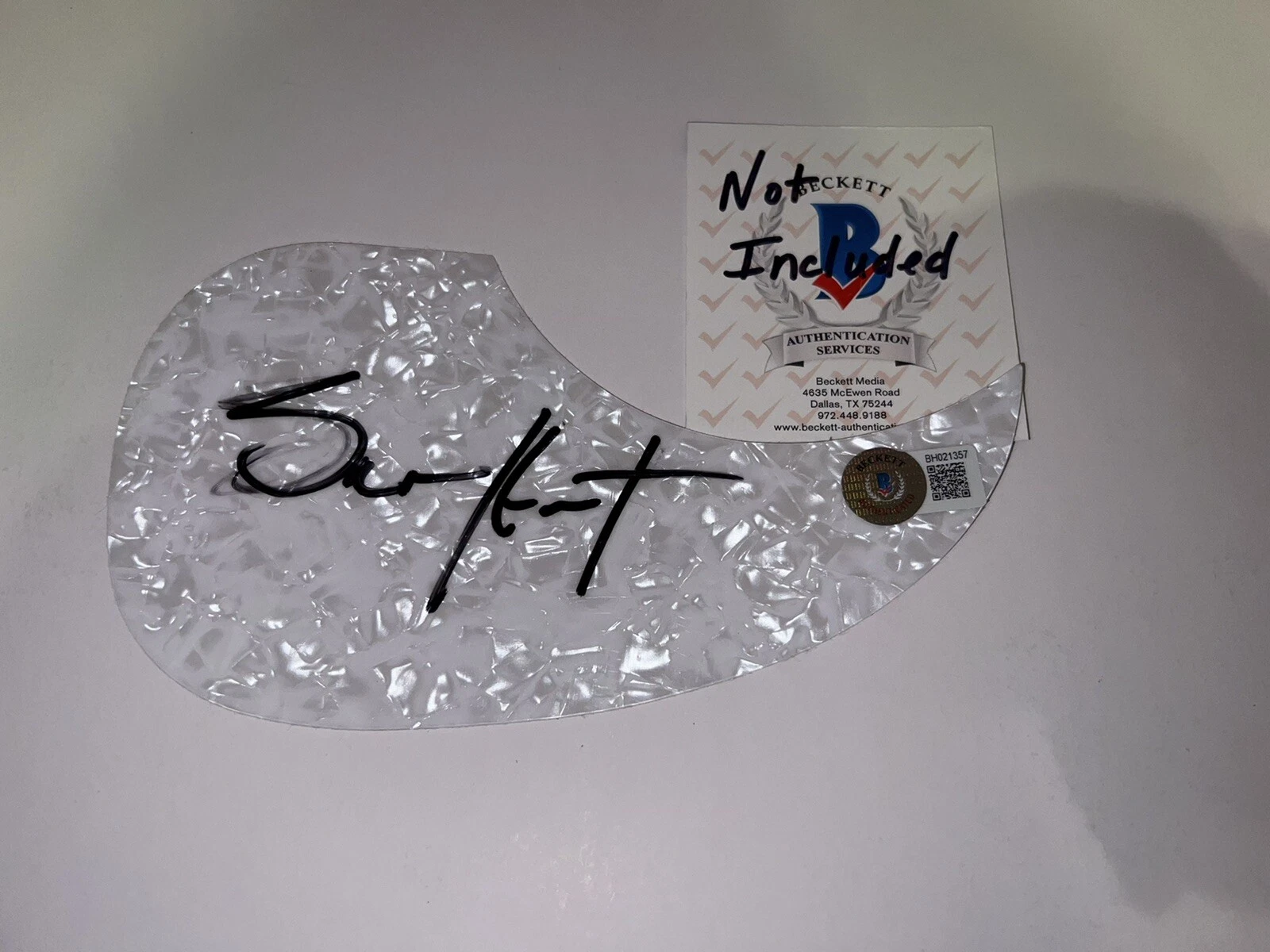 Sam Hunt Signed Acoustic Pickguard Country Music Superstar  Beckett