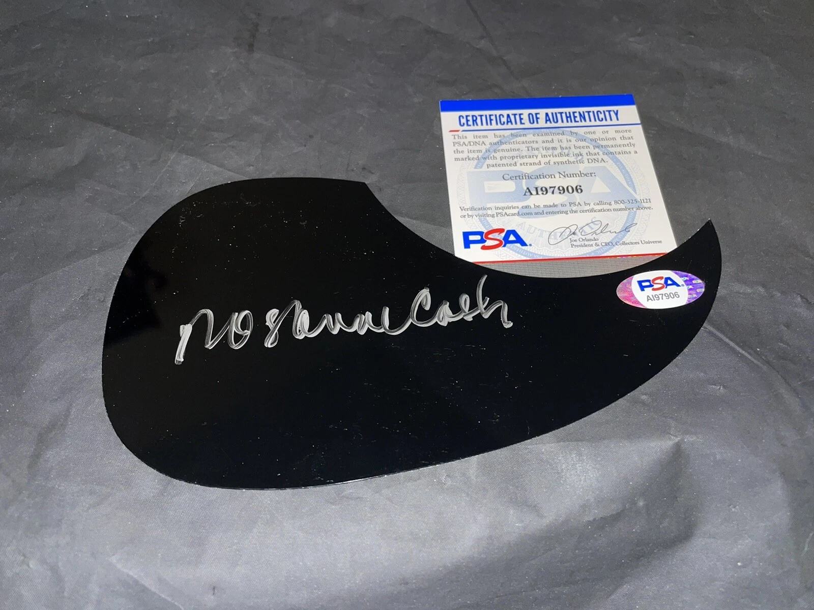 Rosanne Cash Signed Acoustic Pickguard Country Music Legend PSA/DNA