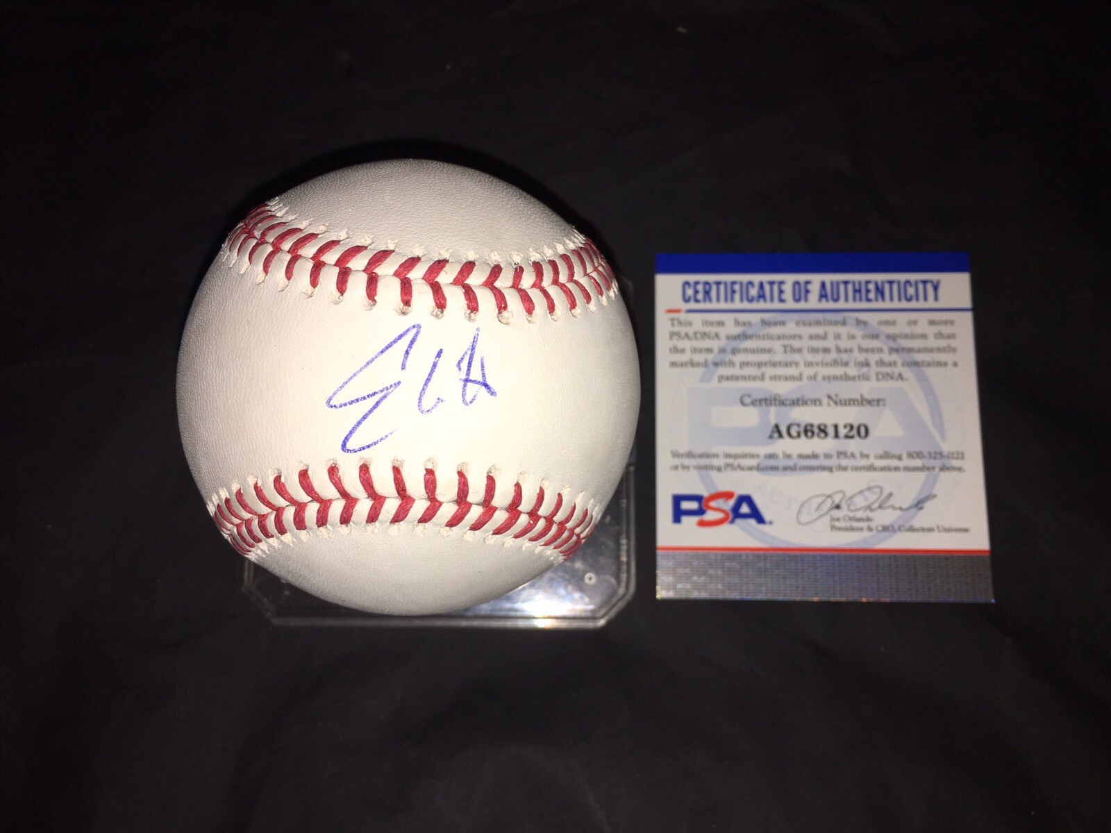 Evan White Signed Official Major League Baseball Seattle Mariners PSA/DNA