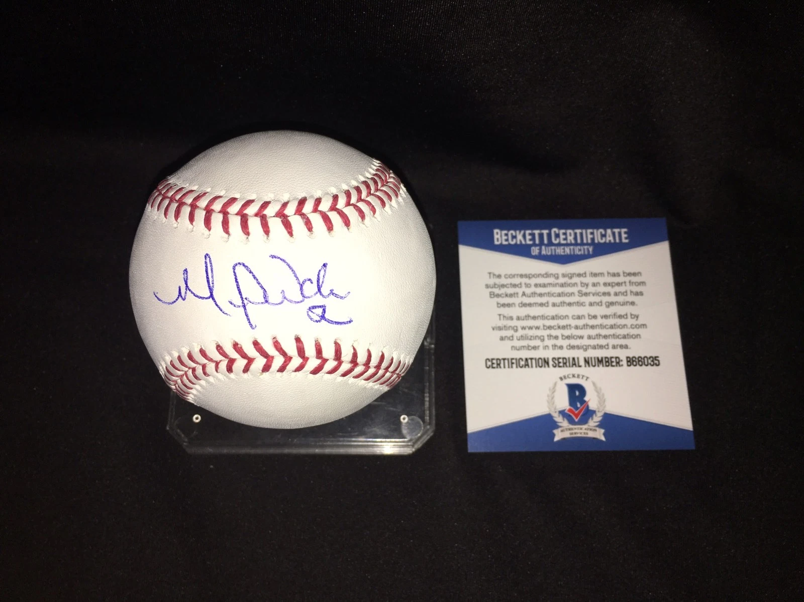 Michael Wacha Signed Major League Baseball St Louis Cardinals Beckett #2