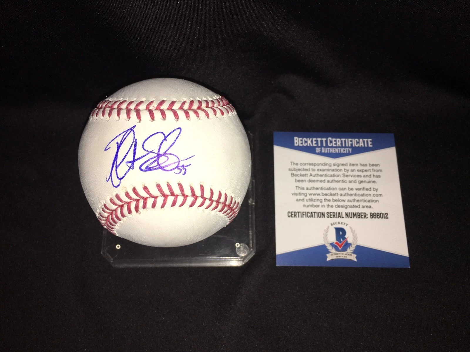 Robert Stephenson Signed Official Major League Baseball Cincinnati Reds Beckett