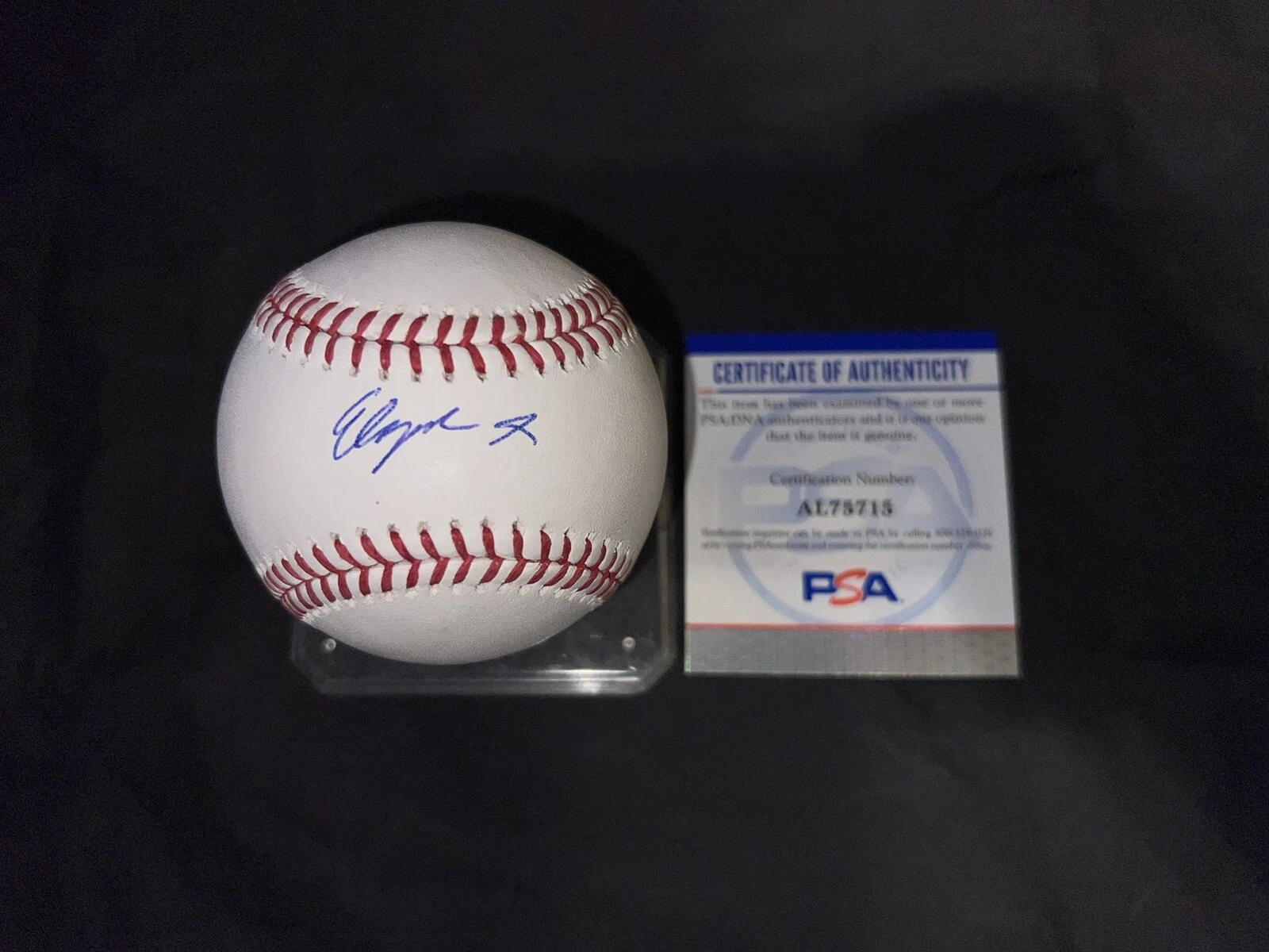 Elijah Green Signed Official Major League Baseball Washington Nationals PSA/DNA