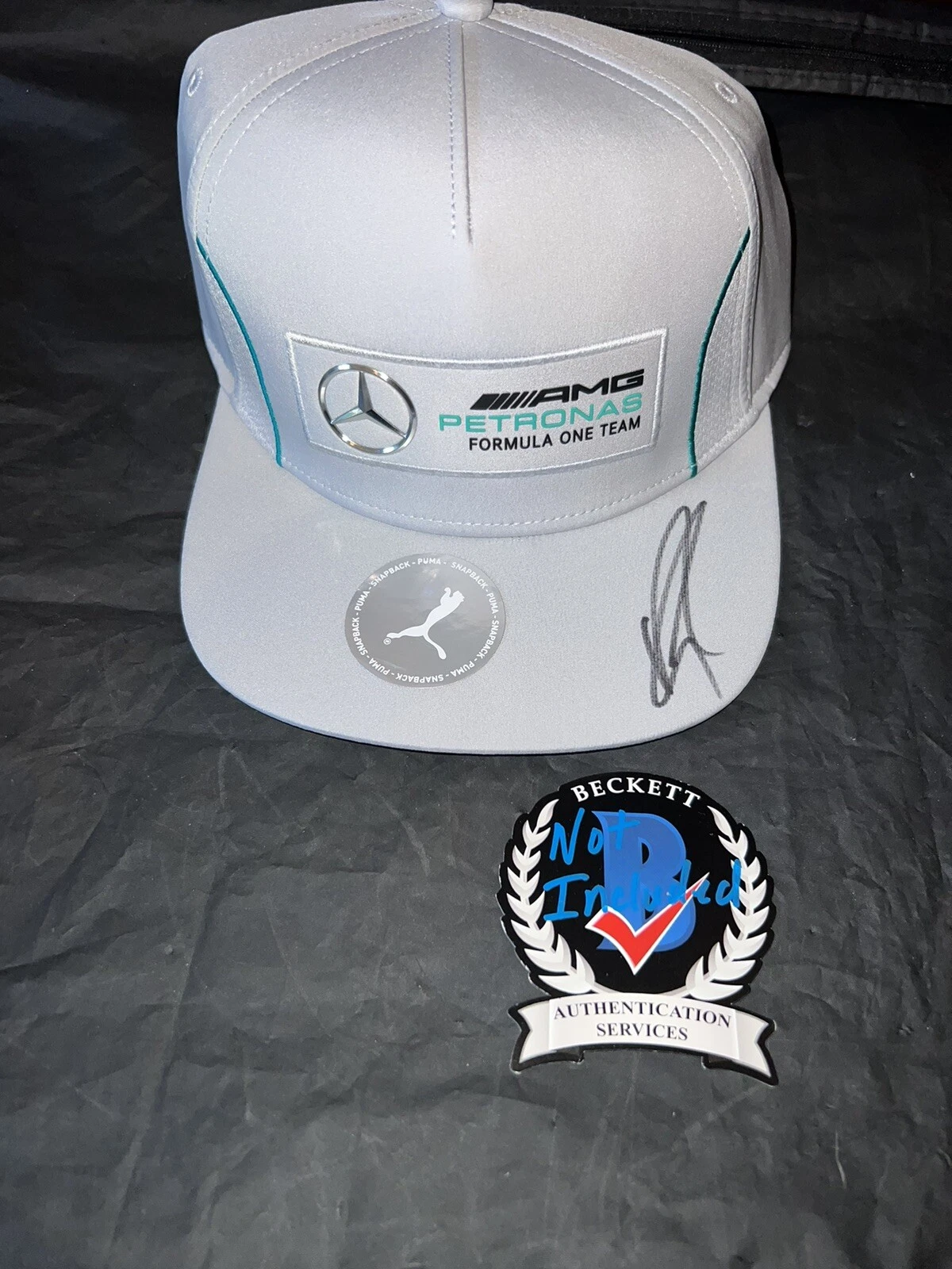 George Russell Signed Official Mercedes AMG Hat F1 Superstar Mercedes Beckett #3
