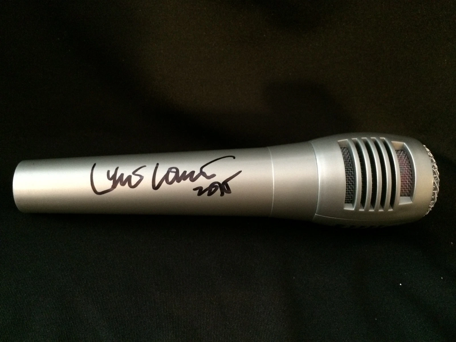 Lyle Lovett Signed Microphone Country Music Superstar 