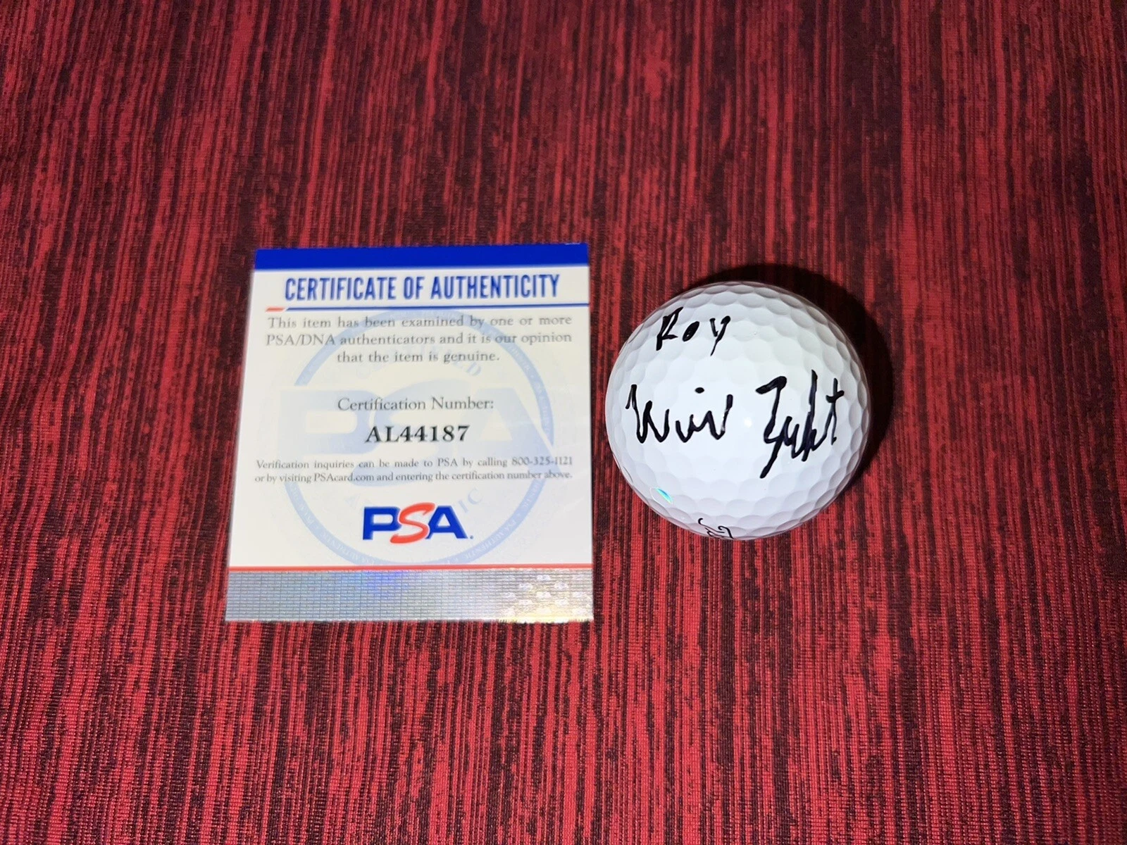 Will Zalatoris Signed Official Titleist Pro V1 Golf Ball PGA Pro PSA/DNA #2