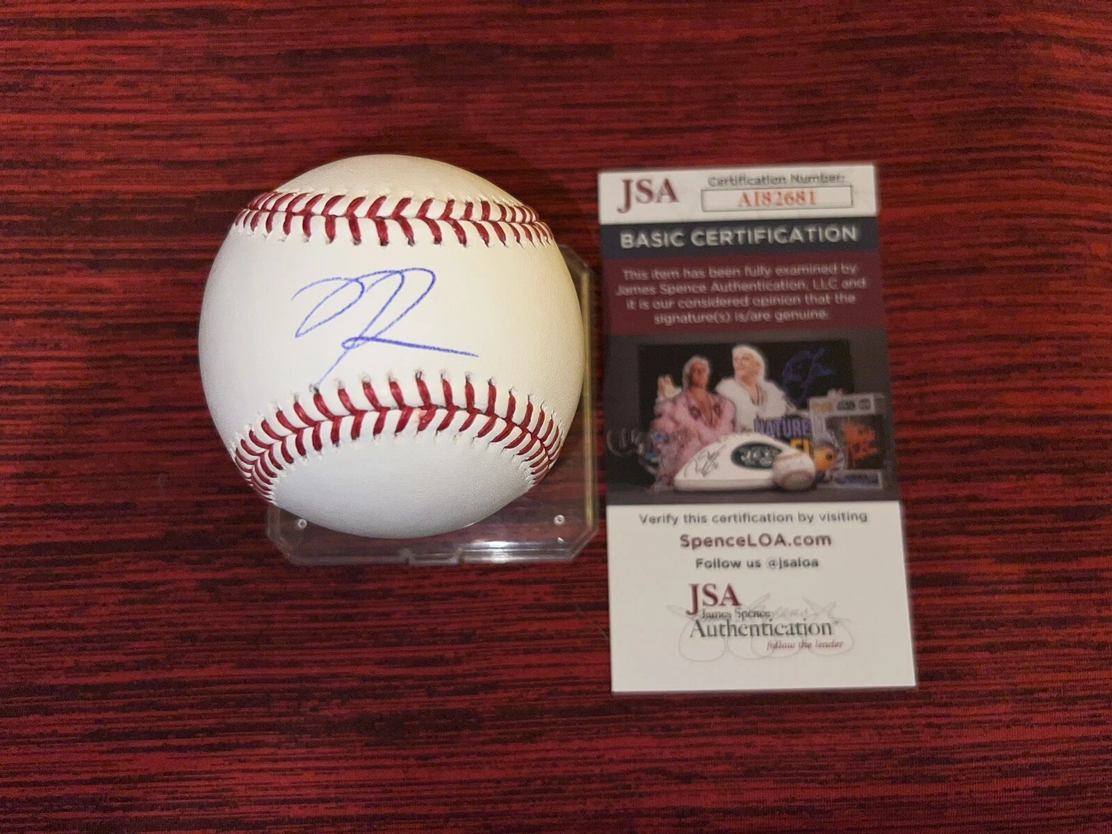 Nick Lodolo Signed Official Major League Baseball Cincinnati Reds Star JSA #3