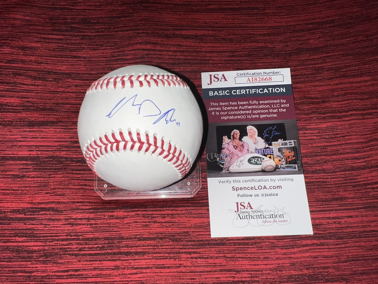 Chase Dollander Signed Official Major League Baseball 2023 Top 5 Pick JSA #2