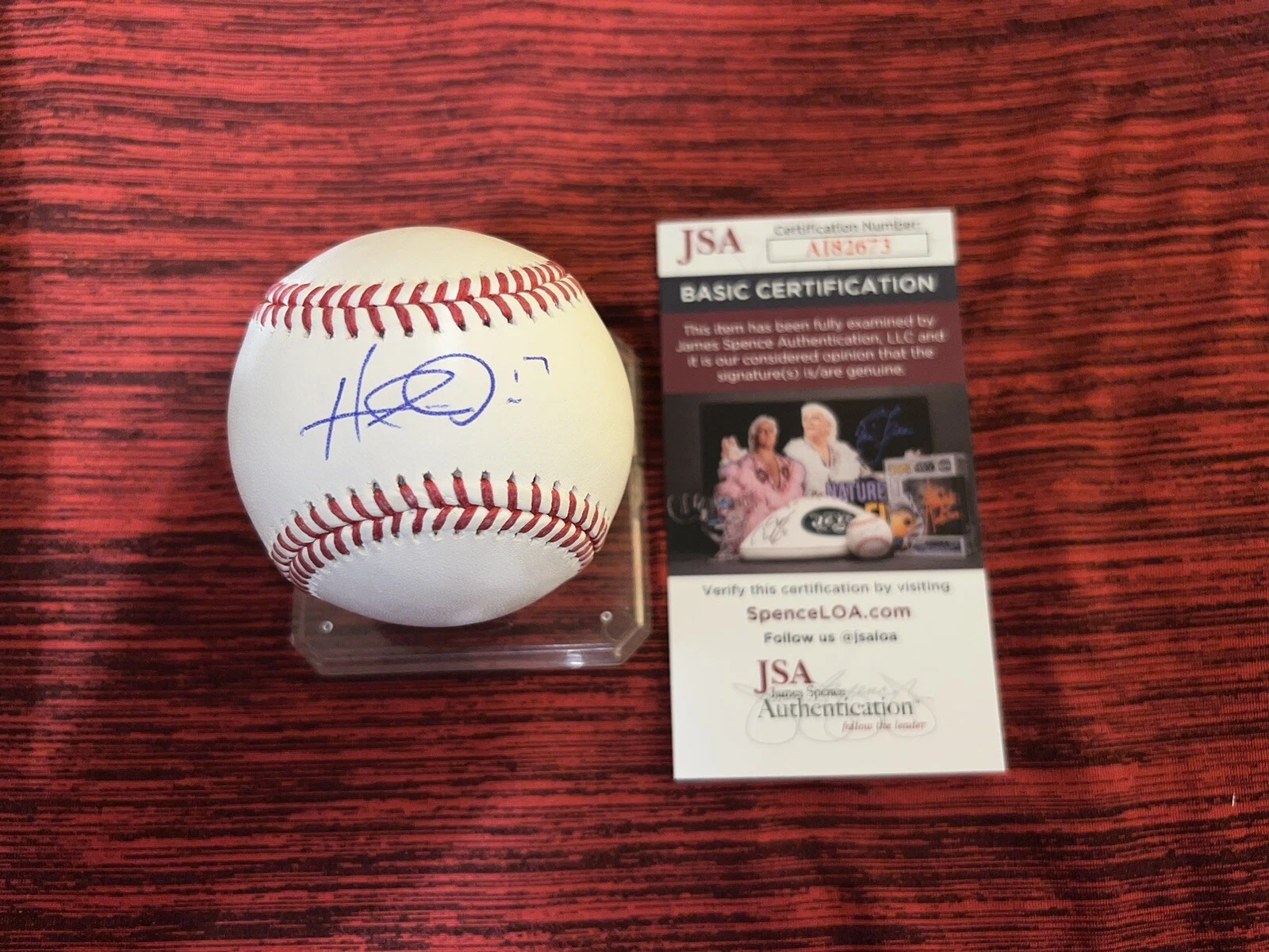 Hunter Dozier Signed Official Major League Baseball Kansas City Royals JSA