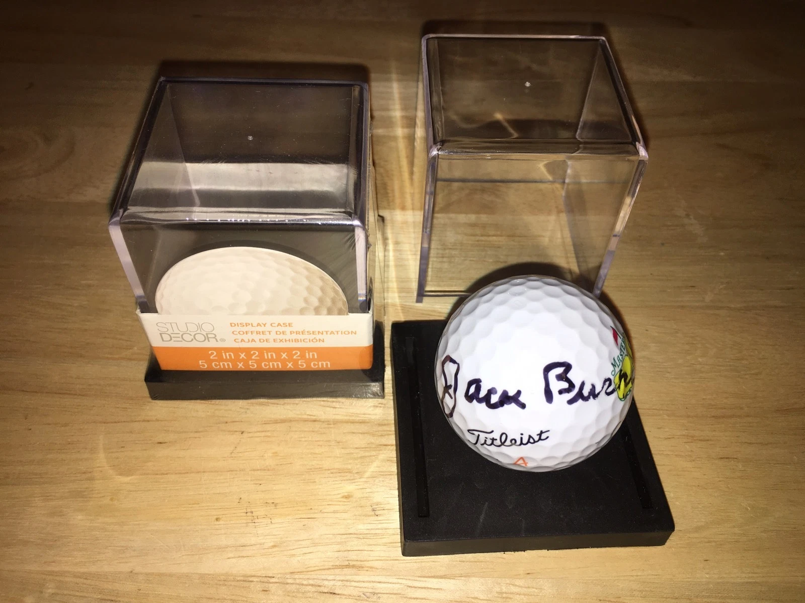 Jack Burke Signed Official Masters Golf Ball 1956 Masters Champion COA #4