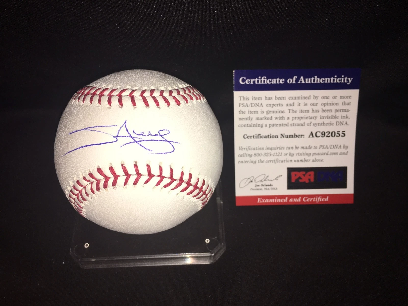 Miguel Sano Signed Major League Baseball Minnesota Twins Star PSA/DNA