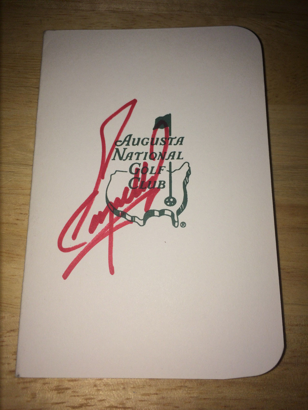 Fuzzy Zoeller Signed/Auto Official Masters Scorecard 1979 Champion COA #2