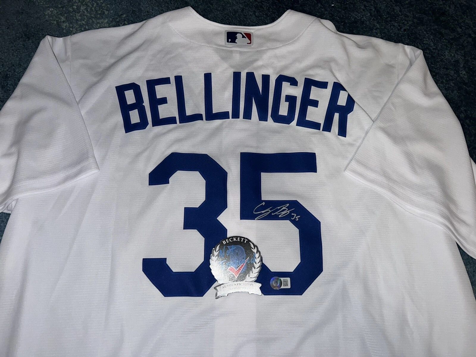 Cody Bellinger Signed Los Angeles Dodgers Jersey All Star 2020 WS Champs Beckett