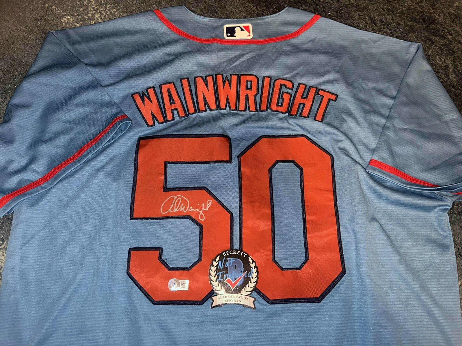 Adam Wainwright Signed St Louis Cardinals Jersey All Star 2x WS Champ Beckett