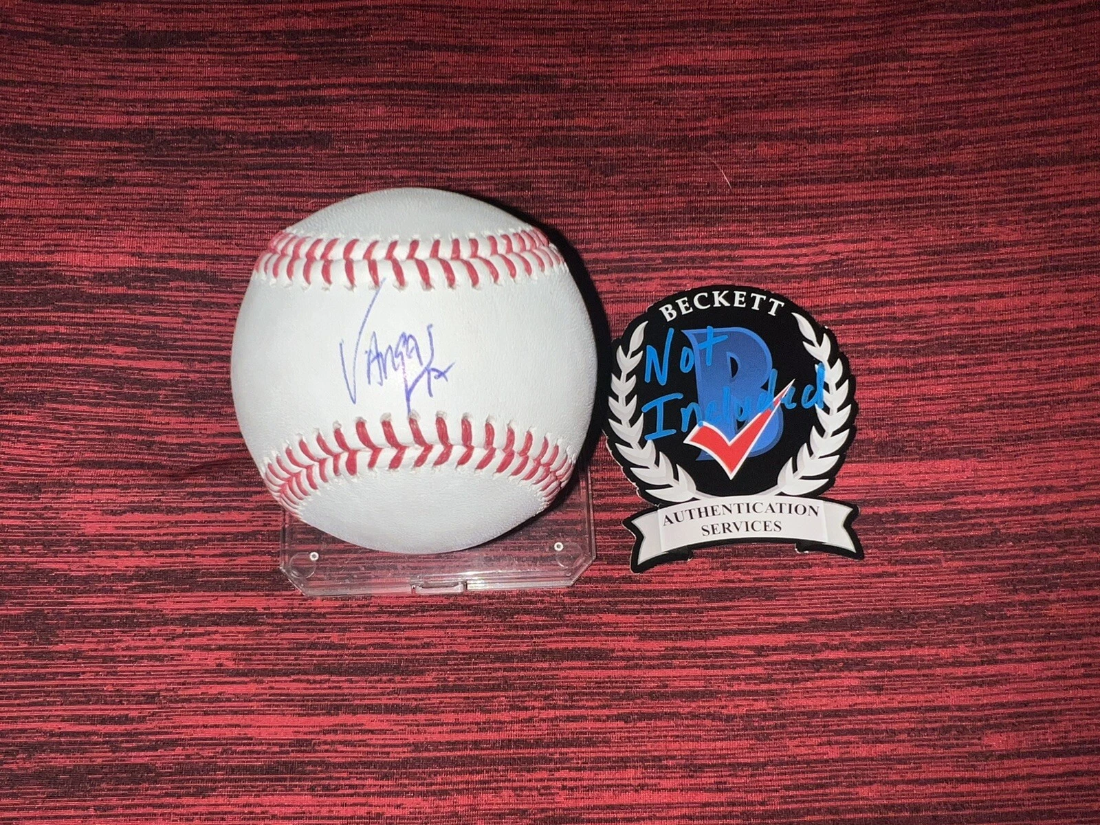 Miguel Vargas Signed Official Major League Baseball Los Angeles Dodgers Beckett