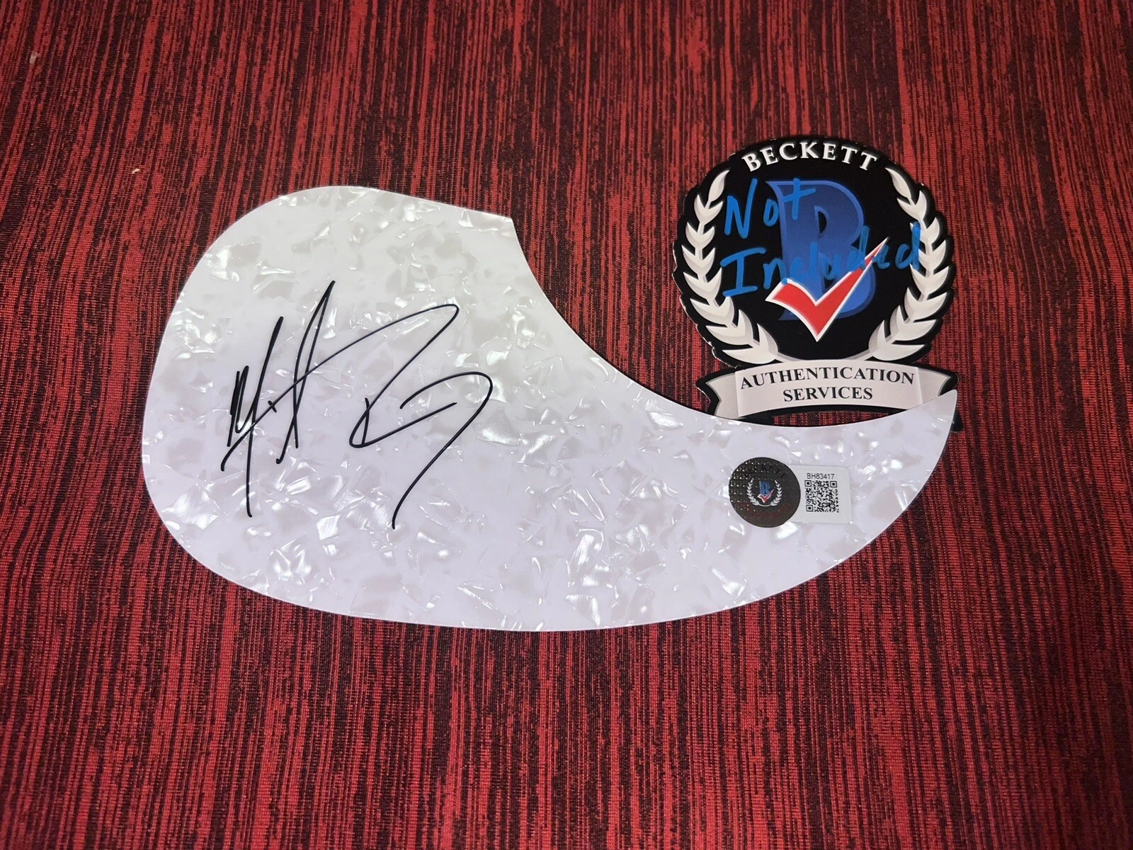Michael Ray Signed Acoustic Pickguard Country Music Superstar Beckett