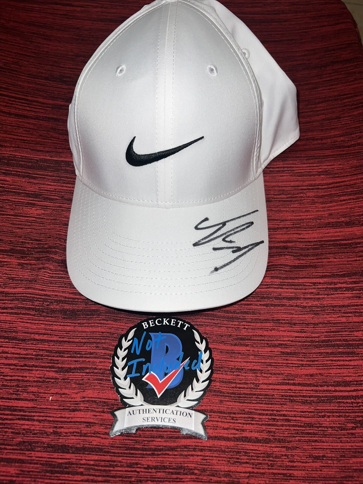 Tom Kim Signed Official Nike Golf Cap Hat PGA Rookie Superstar Beckett #2