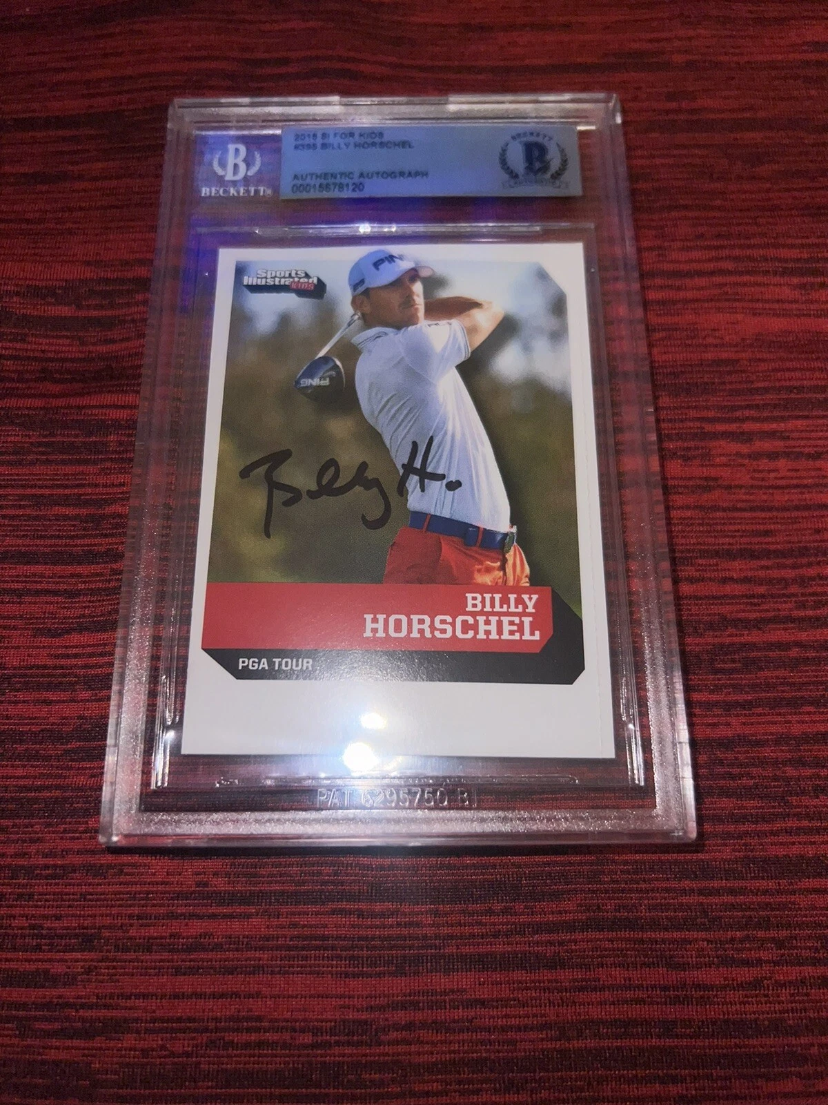 Billy Horschel Signed 2015 Sports Illustrated For Kids Trading Card Beckett