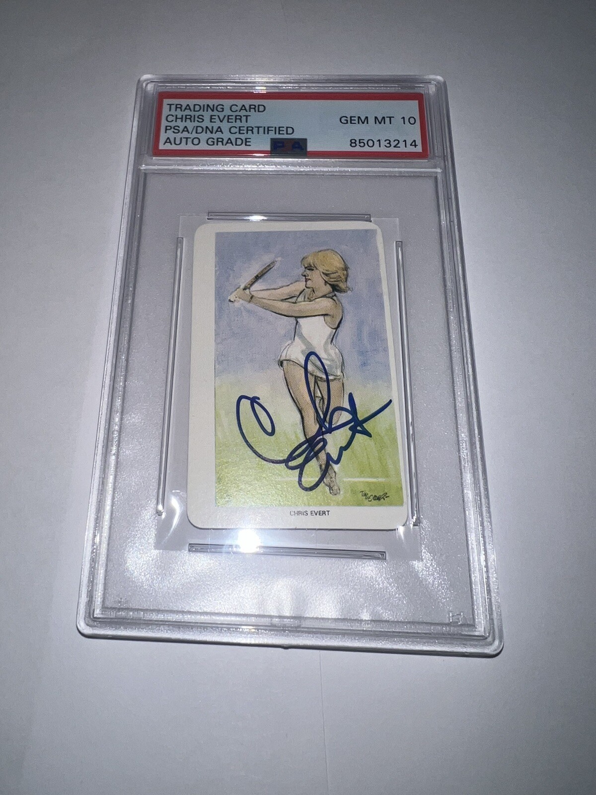 Chris Evert Signed 1979 World Of Sport Trading Card PSA/DNA 10 Auto #2
