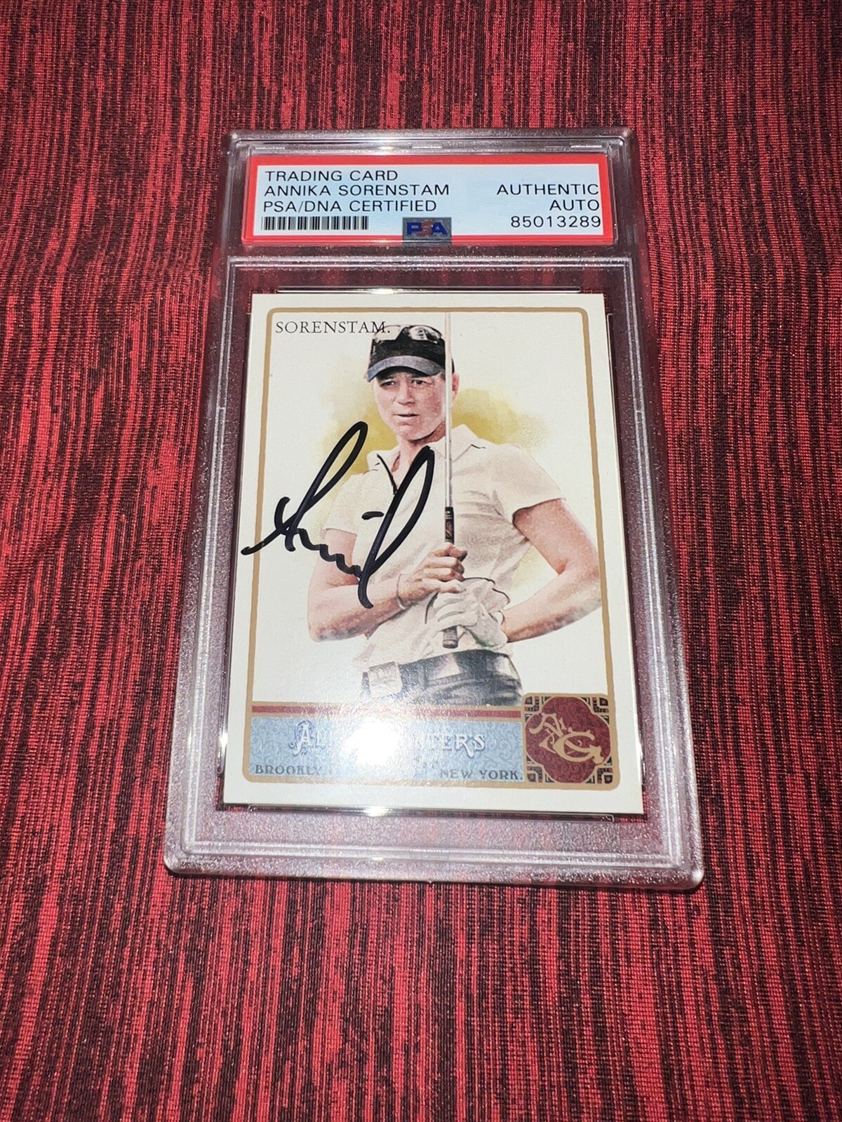 Annika Sörenstam Signed 2011 Allen & Ginter Trading Card Legend PSA/DNA #2