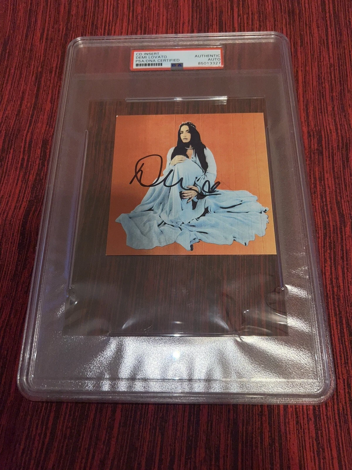 Demi Lovato Signed Dancing With The Devil CD Insert Slabbed PSA/DNA