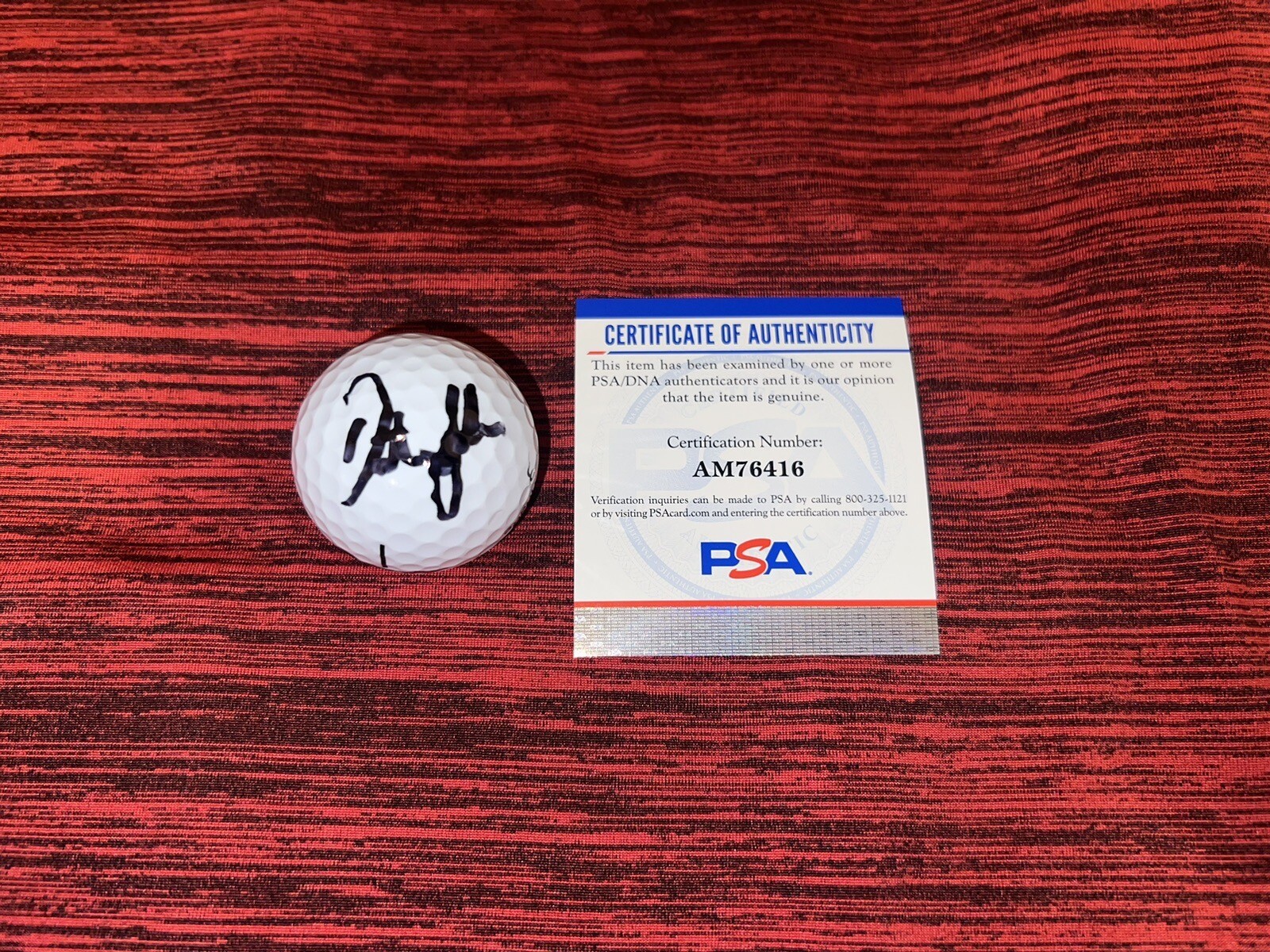 Dustin Johnson Signed Official LIV Golf Ball LIV Golf 4 Aces Captain PSA/DNA #2