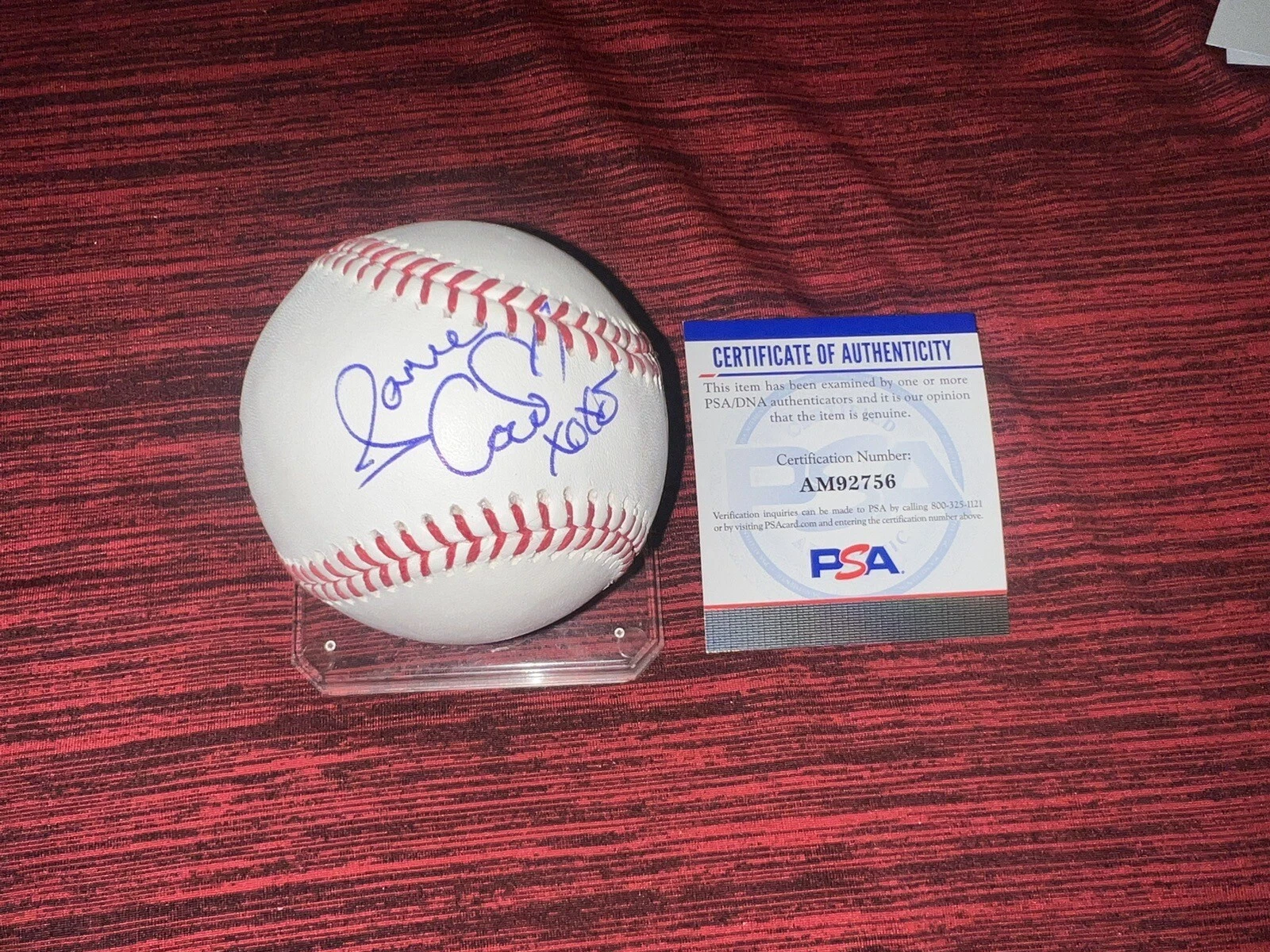 Ice T & Coco Signed Official Major League Baseball Law & Order Model PSA/DNA
