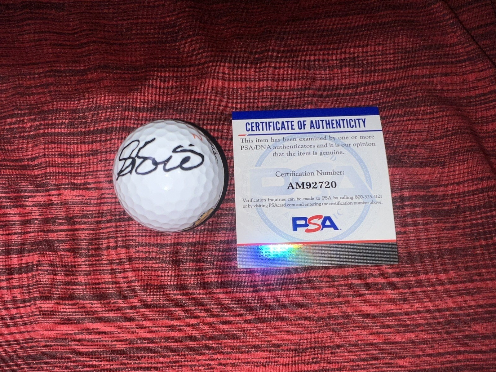 Sam Bennett Signed Titleist Masters Golf Ball 2023 Low Amateur PSA/DNA
