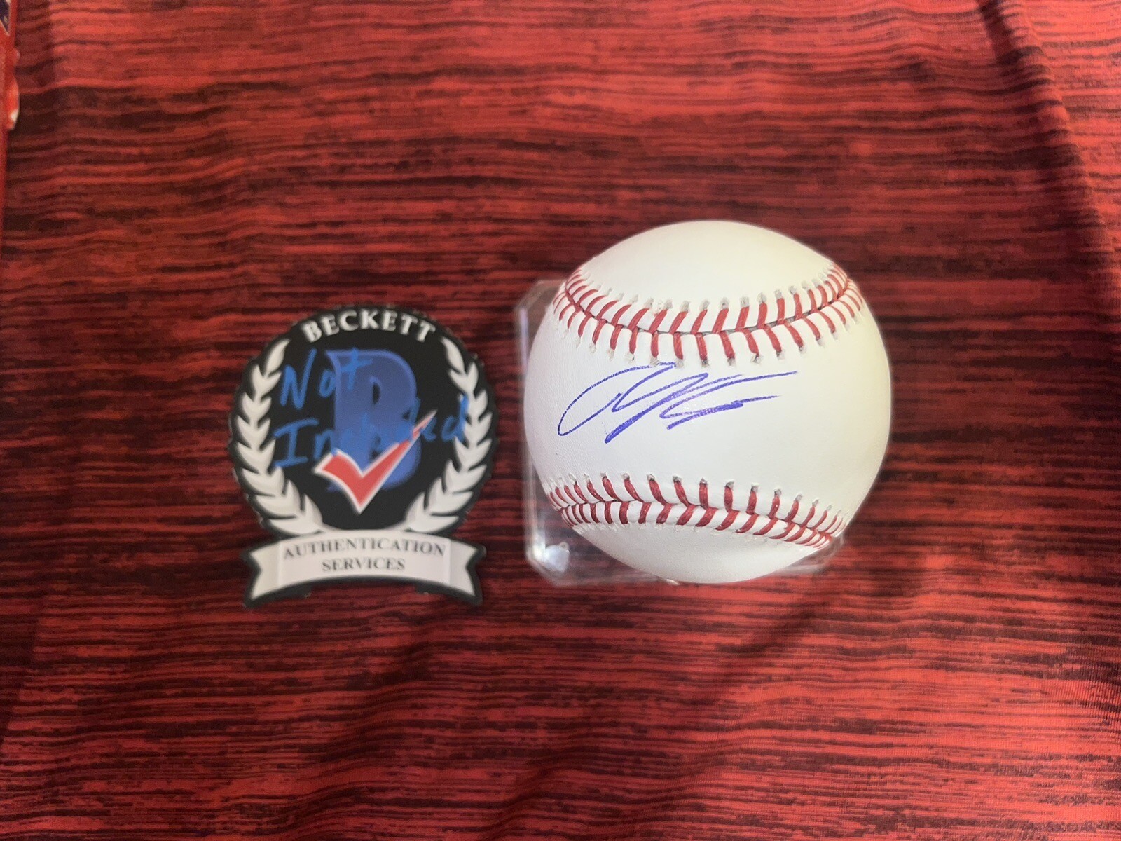 Nick Pratto Signed Official Major League Baseball Kansas City Royals Beckett